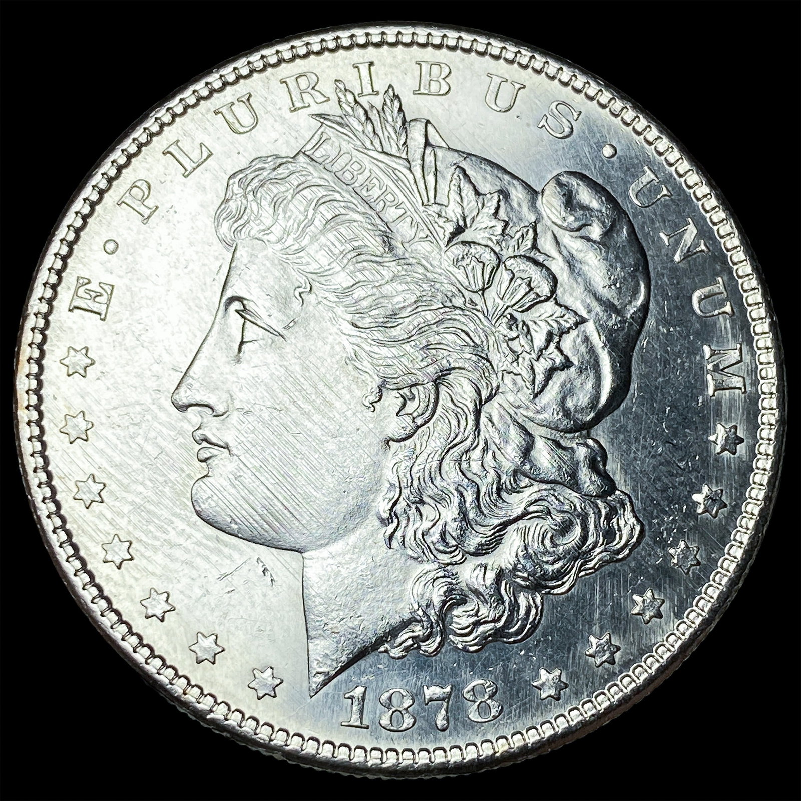 1878-S Silver Morgan Dollar UNCIRCULATED: 1878-S Silver Morgan Dollar UNCIRCULATED