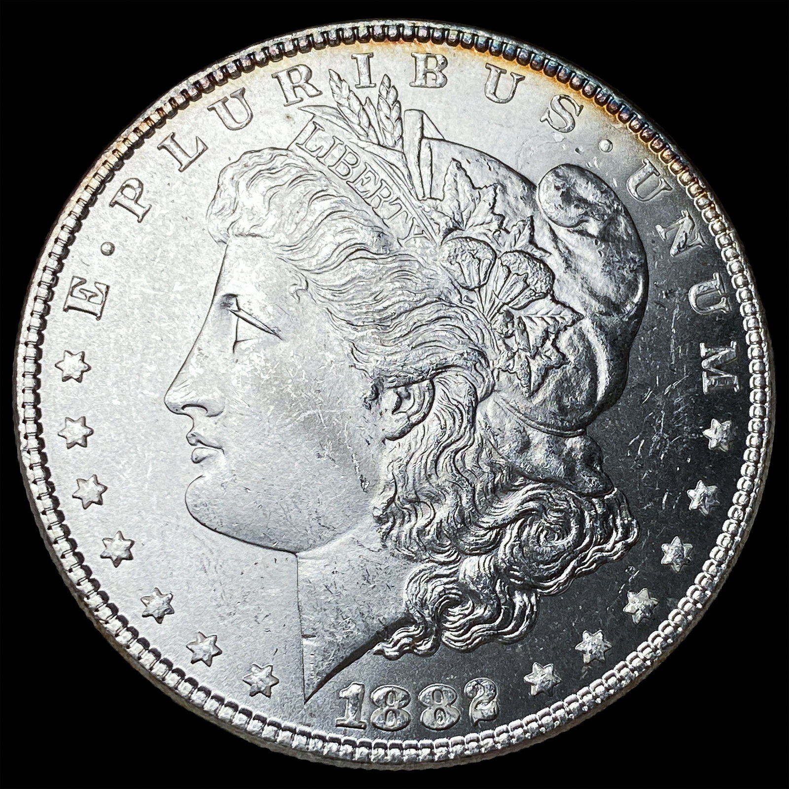 1882-S Silver Morgan Dollar CHOICE BU: 1882-S Silver Morgan Dollar CHOICE BU