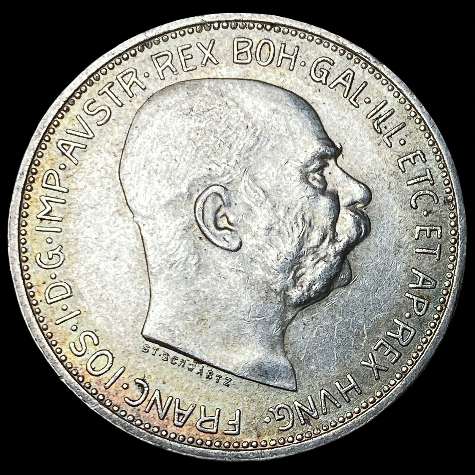 1913 Austria Silver 2 Corona UNCIRCULATED (1 of 2)