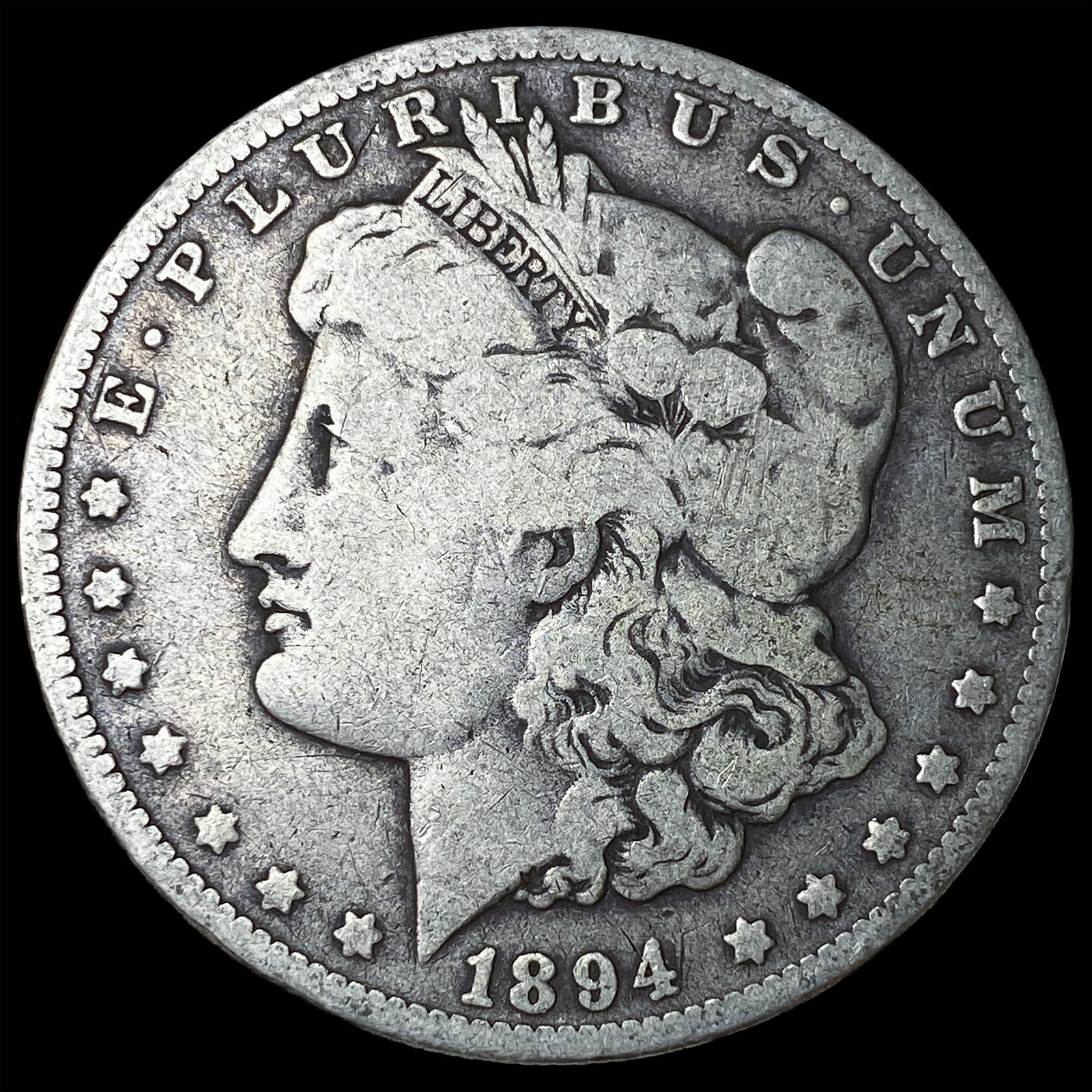 1894-O Silver Morgan Dollar NICELY CIRCULATED: 1894-O Silver Morgan Dollar NICELY CIRCULATED