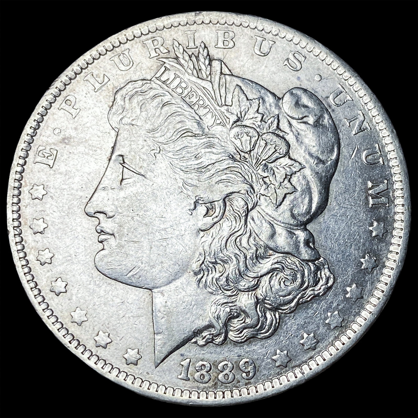 1889-S Silver Morgan Dollar CLOSELY UNCIRCULATED: 1889-S Silver Morgan Dollar CLOSELY UNCIRCULATED
