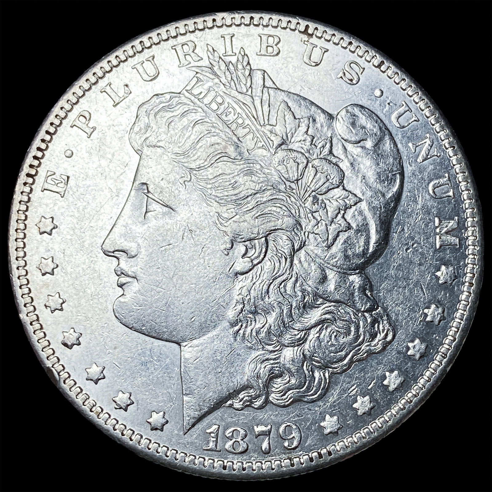1879-S Silver Morgan Dollar CLOSELY UNCIRCULATED: 1879-S Silver Morgan Dollar CLOSELY UNCIRCULATED