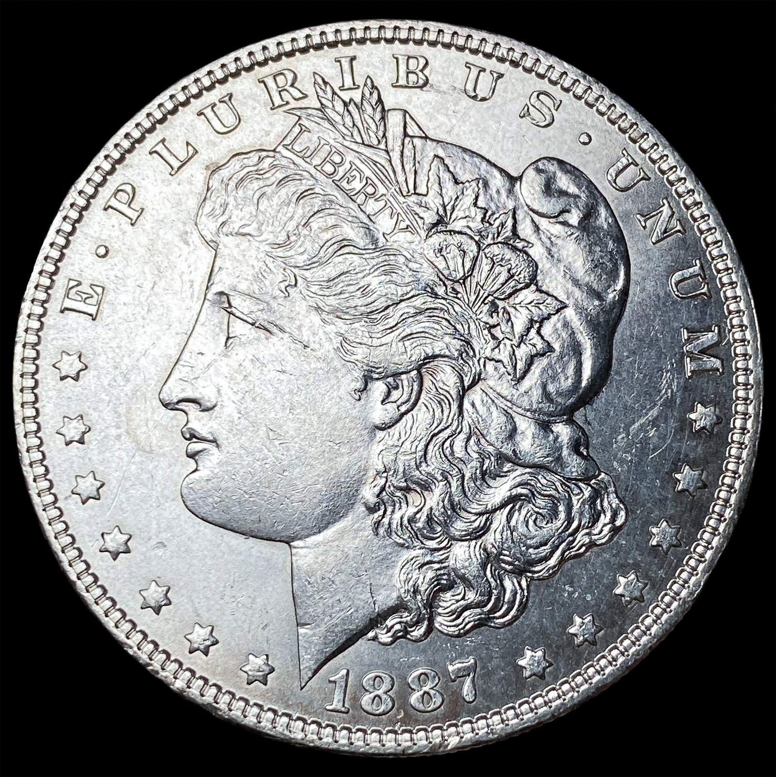 1887 Silver Morgan Dollar UNCIRCULATED: 1887 Silver Morgan Dollar UNCIRCULATED