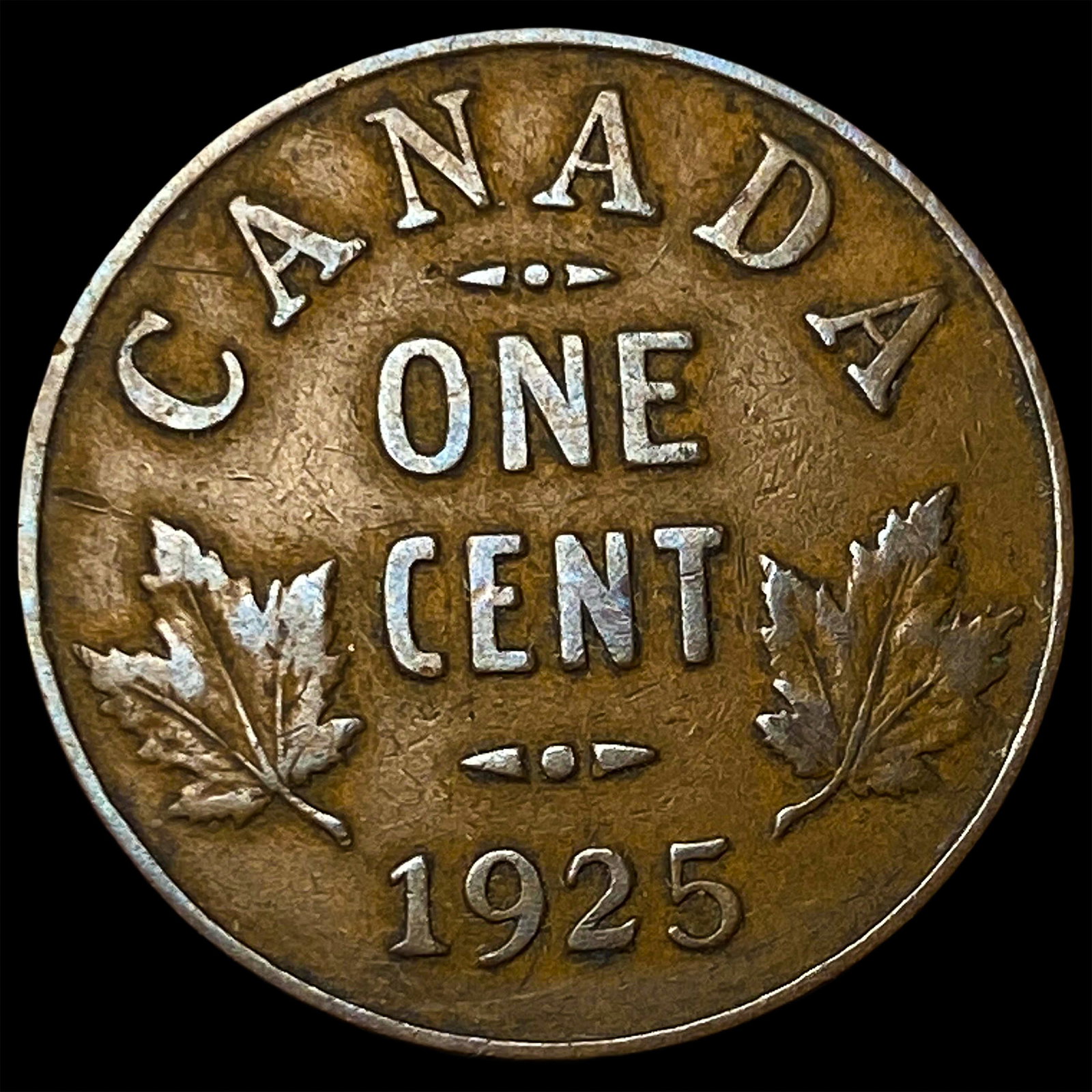 1925 Canada 1 Cent LIGHTLY CIRCULATED - 2
