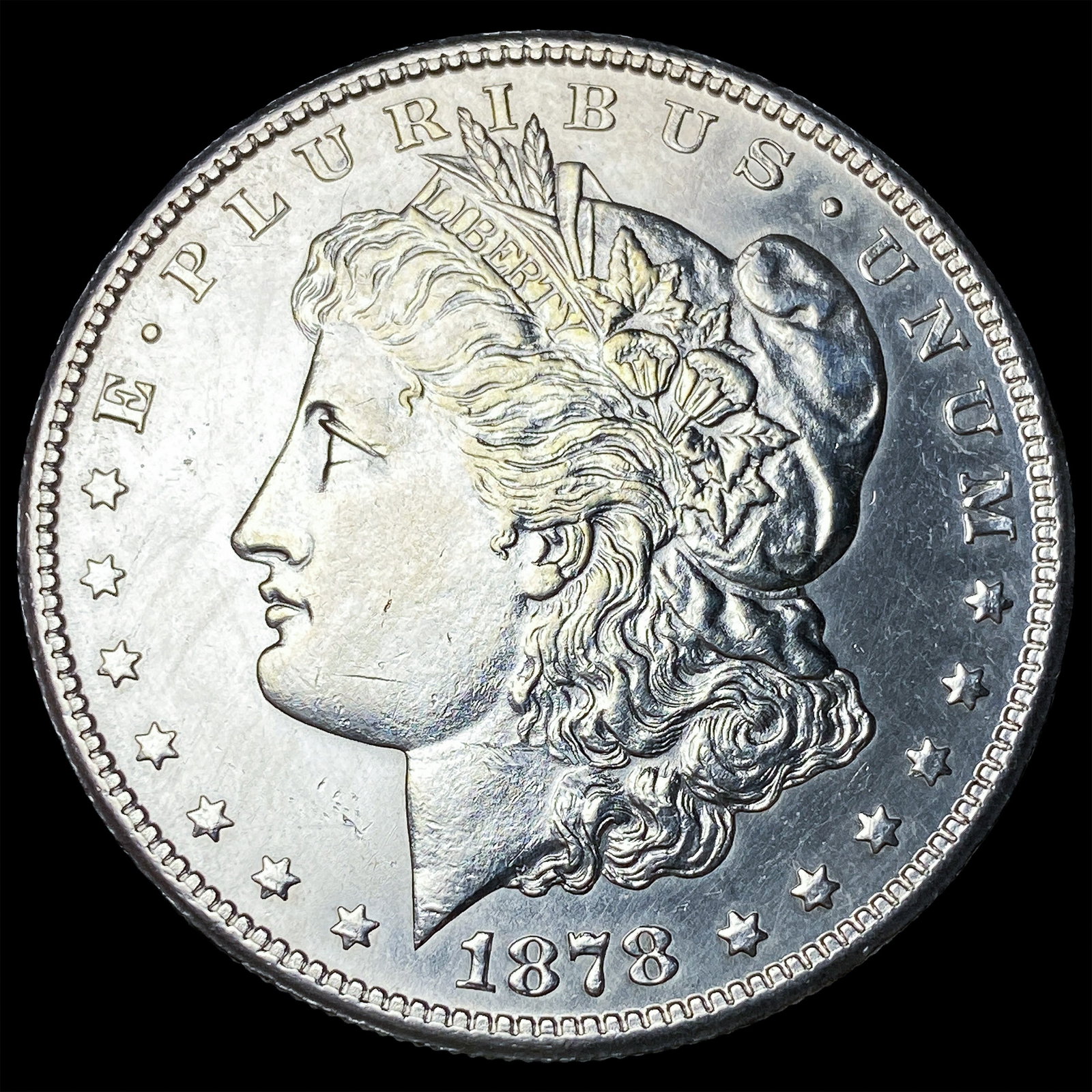 1878-S Silver Morgan Dollar CLOSELY UNCIRCULATED: 1878-S Silver Morgan Dollar CLOSELY UNCIRCULATED