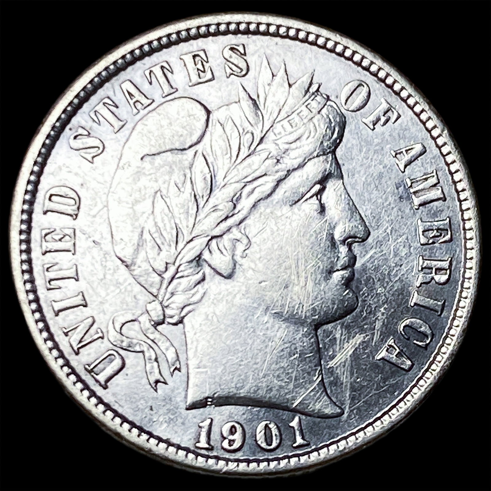1901 Barber Dime UNCIRCULATED: 1901 Barber Dime UNCIRCULATED