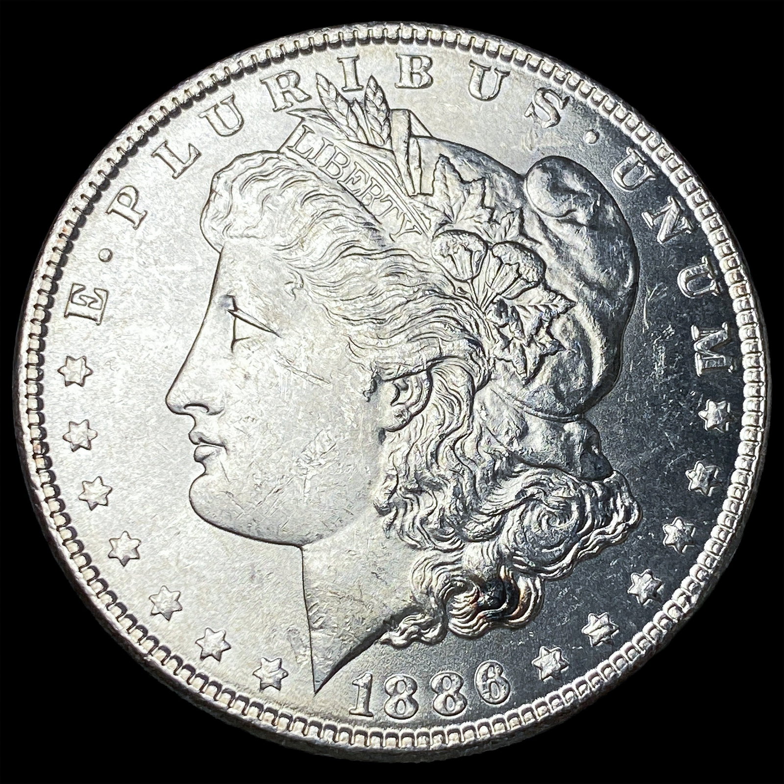 1886-Silver Morgan Dollar UNCIRCULATED: 1886-Silver Morgan Dollar UNCIRCULATED