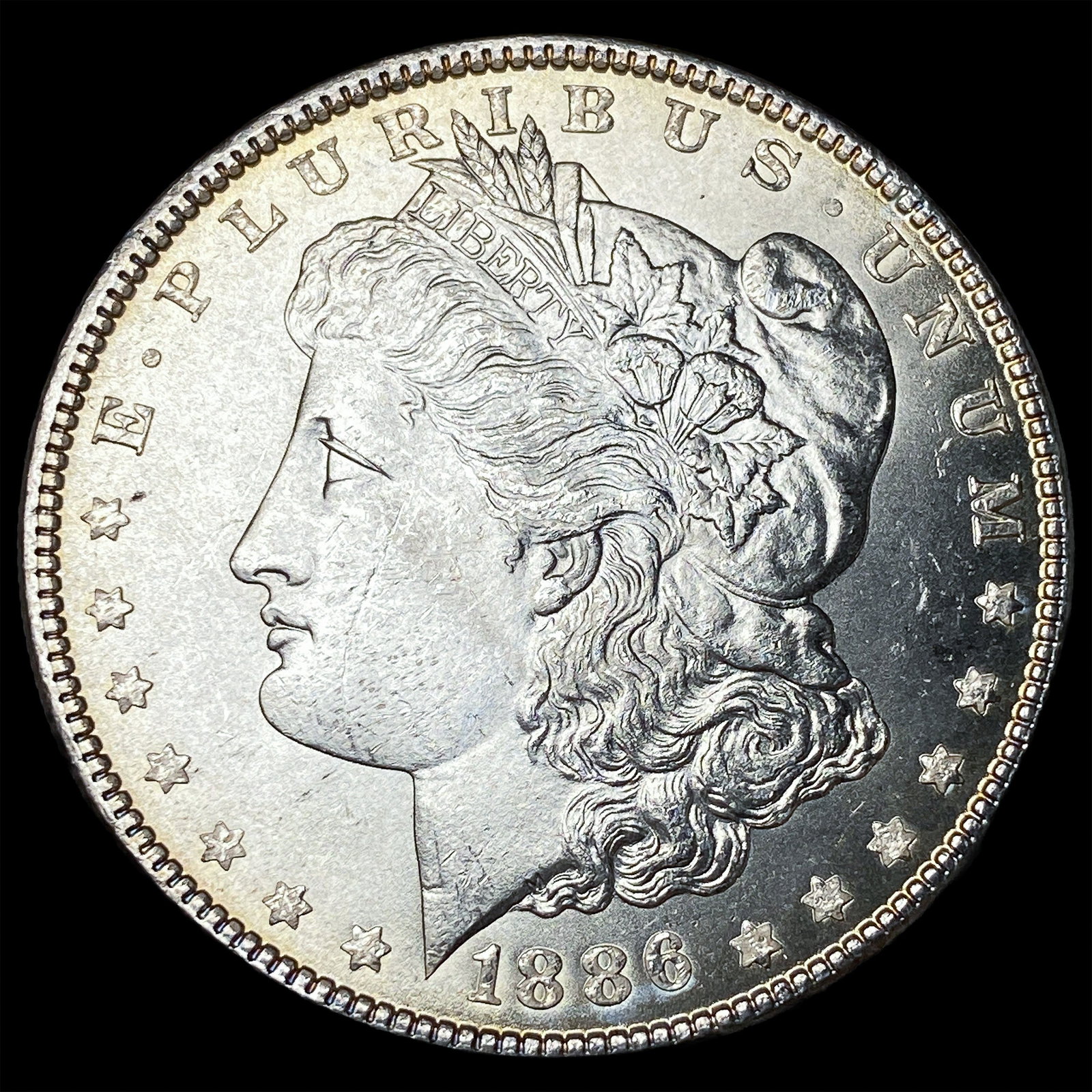 1886 Morgan Silver Dollar CHOICE BU: 1886 Morgan Silver Dollar CHOICE BU
