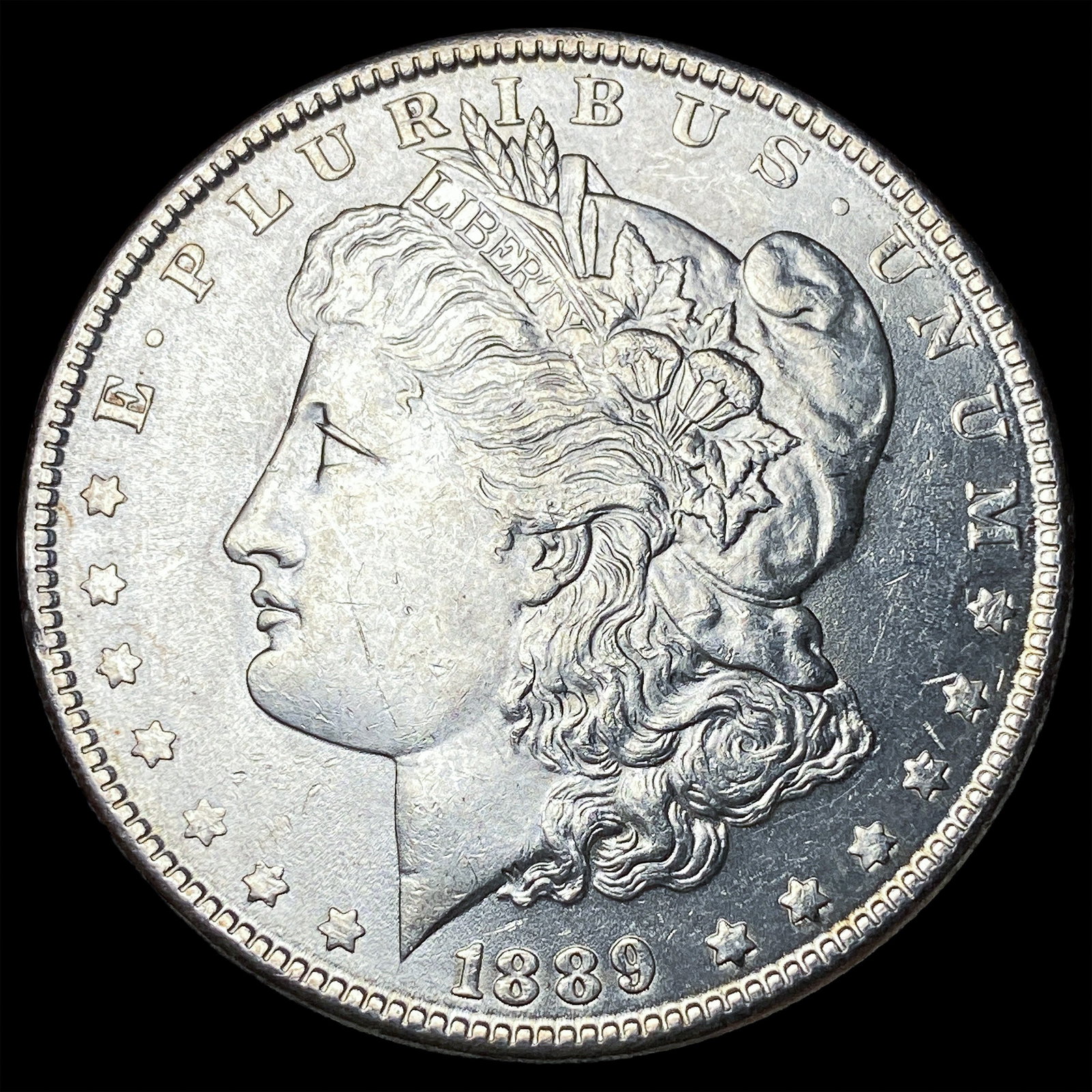 1889 Morgan Silver Dollar UNCIRCULATED: 1889 Morgan Silver Dollar UNCIRCULATED