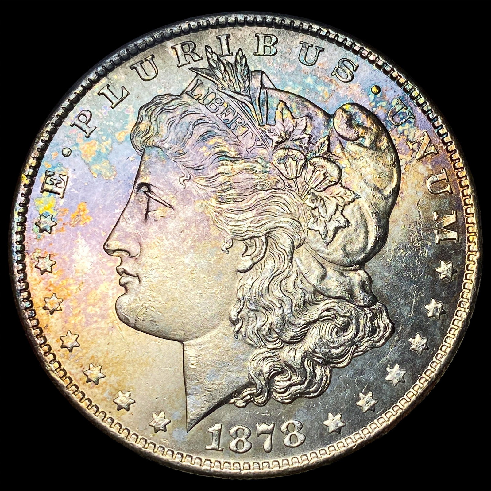 1878-S Silver Morgan Dollar GEM BU: 1878-S Silver Morgan Dollar GEM BU
