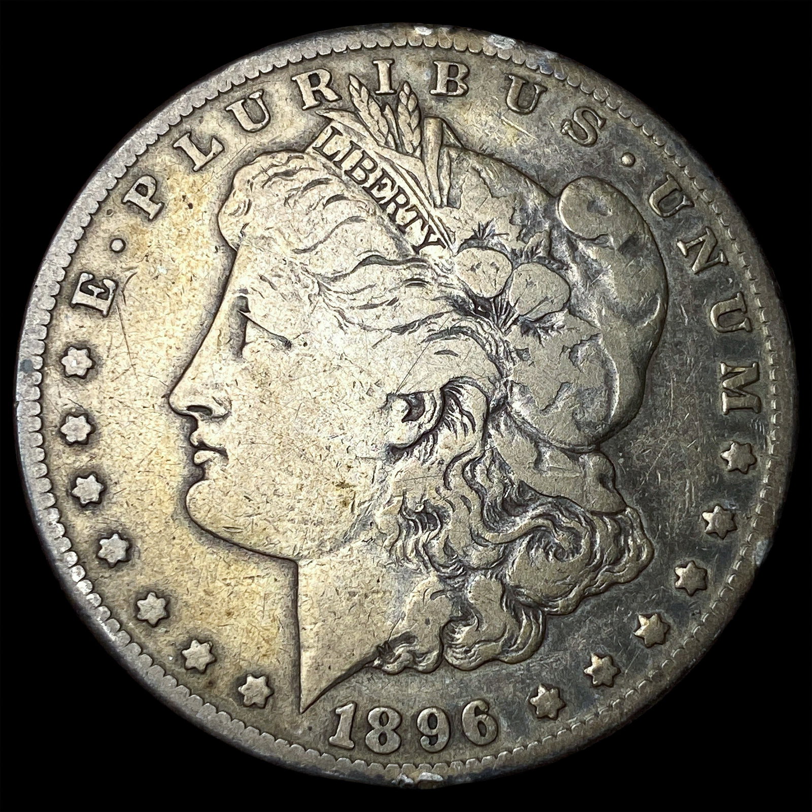 1896-S Silver Morgan Dollar LIGHTLY CIRCULATED: 1896-S Silver Morgan Dollar LIGHTLY CIRCULATED