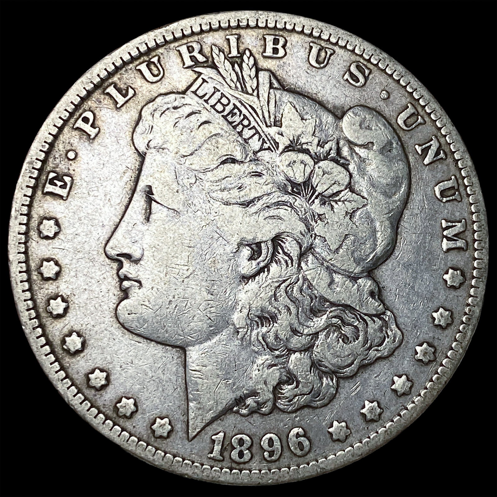 1896-O Silver Morgan Dollar LIGHTLY CIRCULATED: 1896-O Silver Morgan Dollar LIGHTLY CIRCULATED