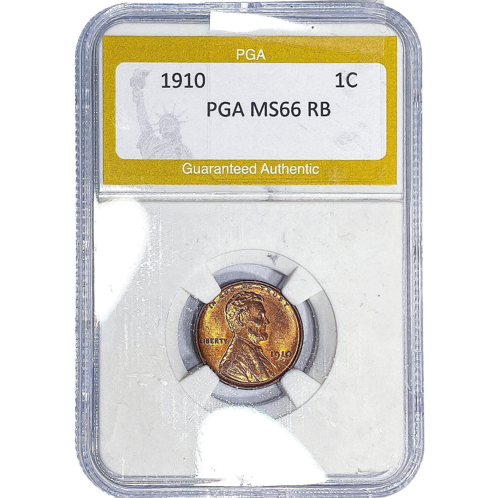 1910 Wheat Cent PGA MS66 RB (1 of 2)