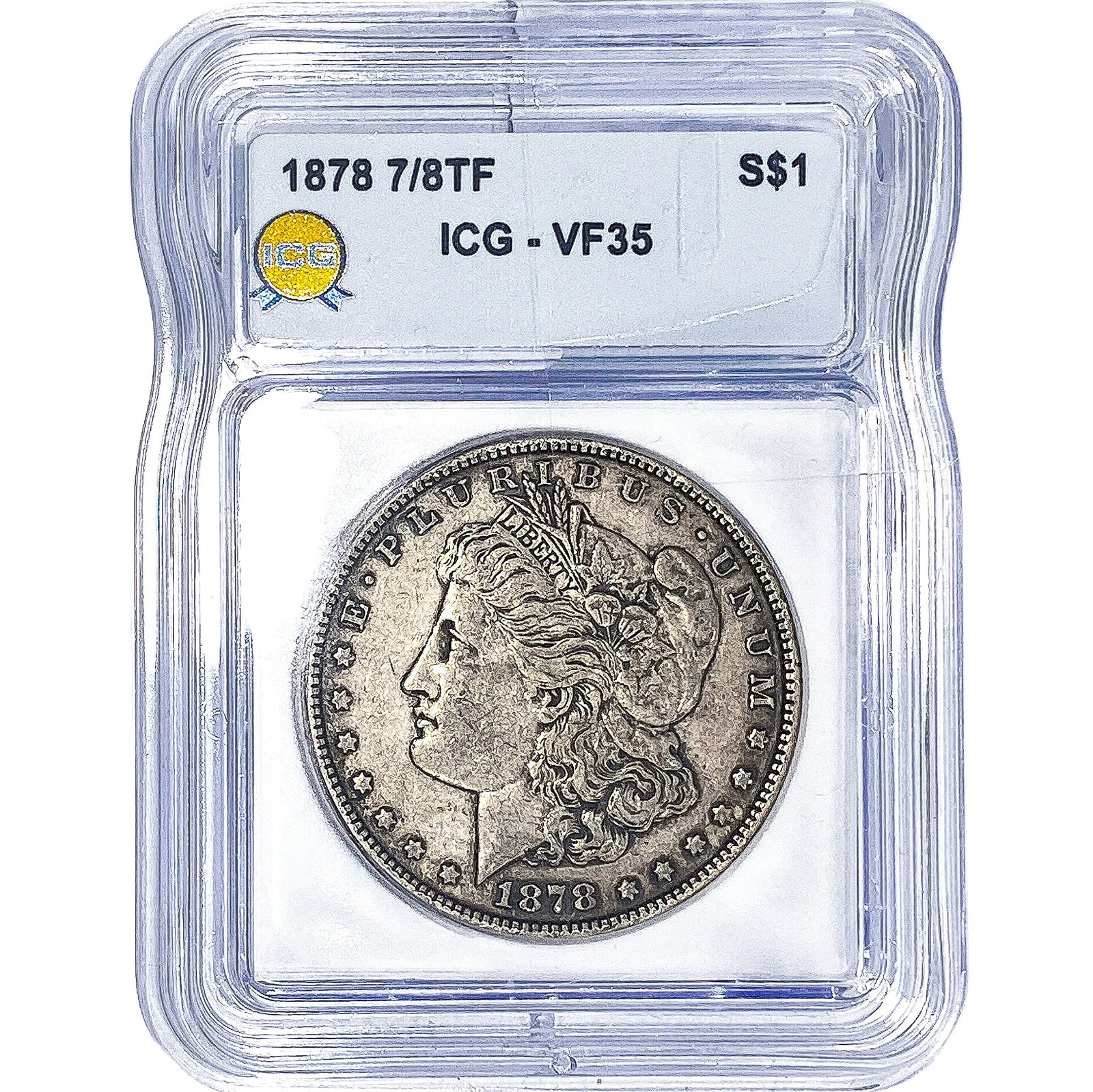 1878 Morgan Silver Dollar ICG VF35 (1 of 2)