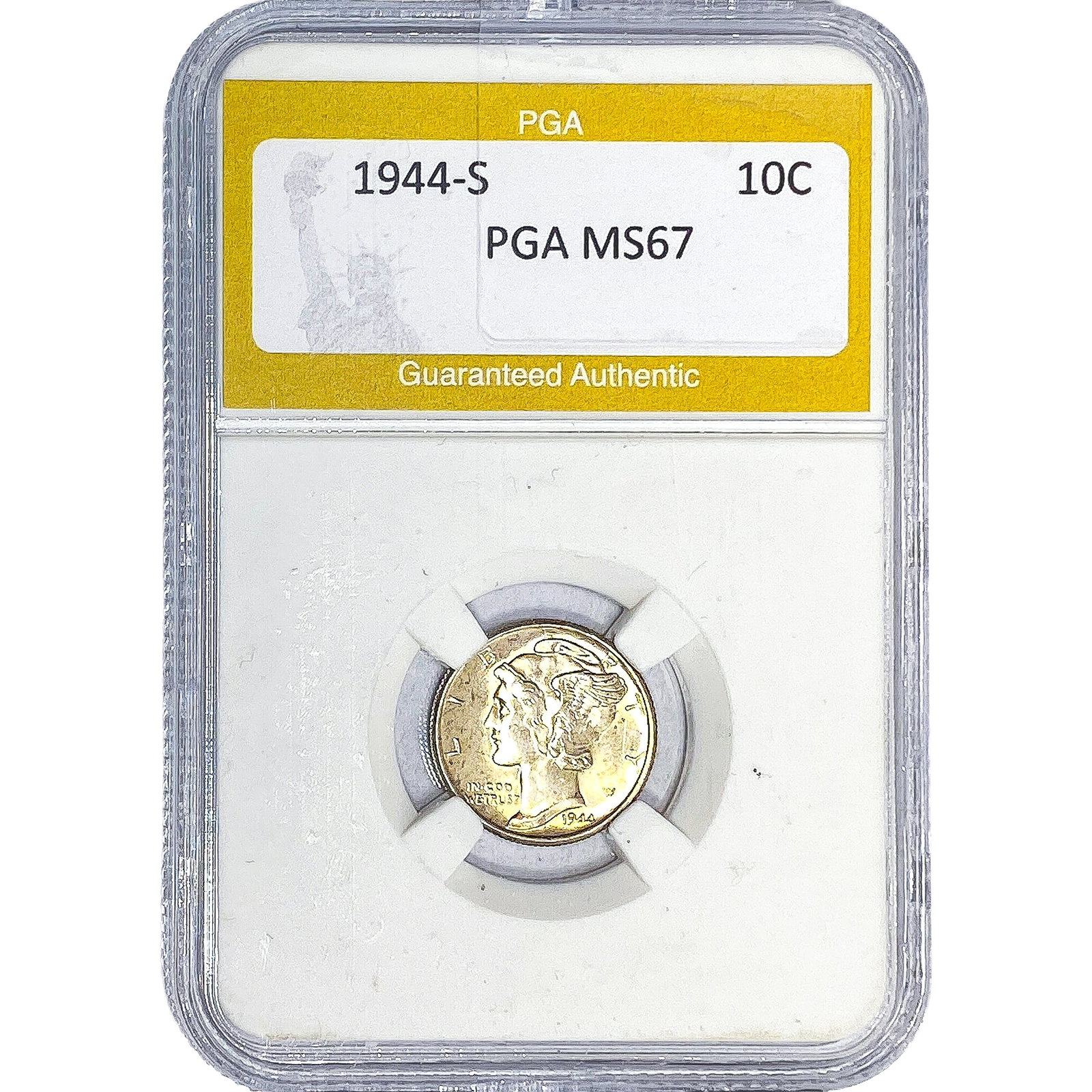 1944-S Mercury Silver Dime PGA MS67 (1 of 2)
