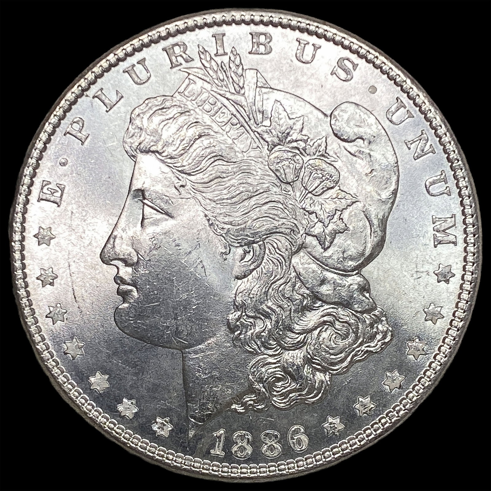 1886 Silver Morgan Dollar UNCIRCULATED: 1886 Silver Morgan Dollar UNCIRCULATED