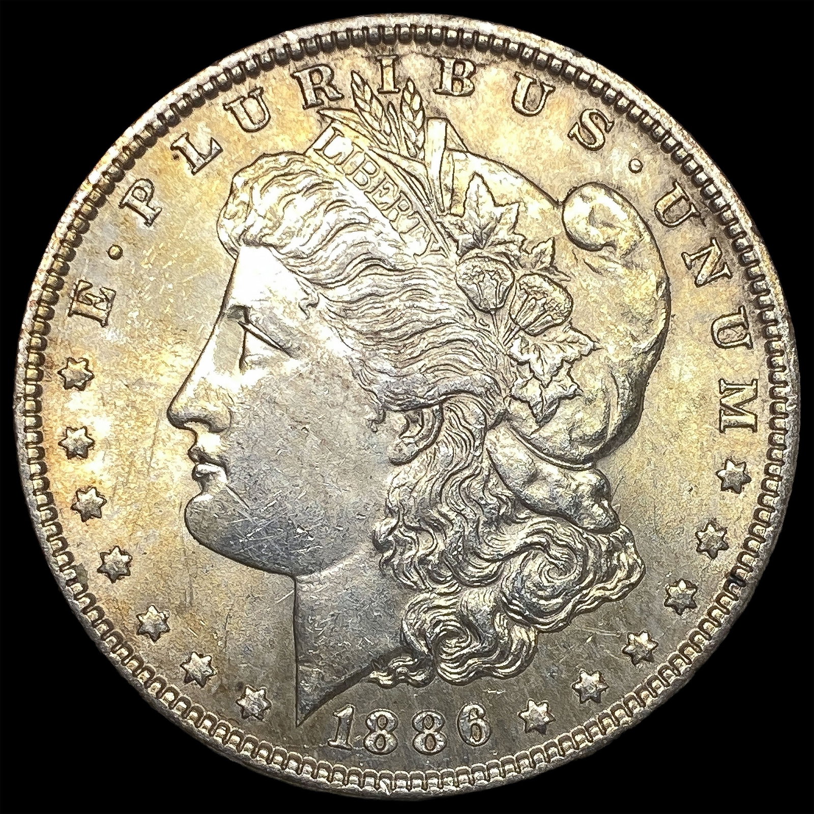 1886 Morgan Silver Dollar CLOSELY UNCIRCULATED: 1886 Morgan Silver Dollar CLOSELY UNCIRCULATED