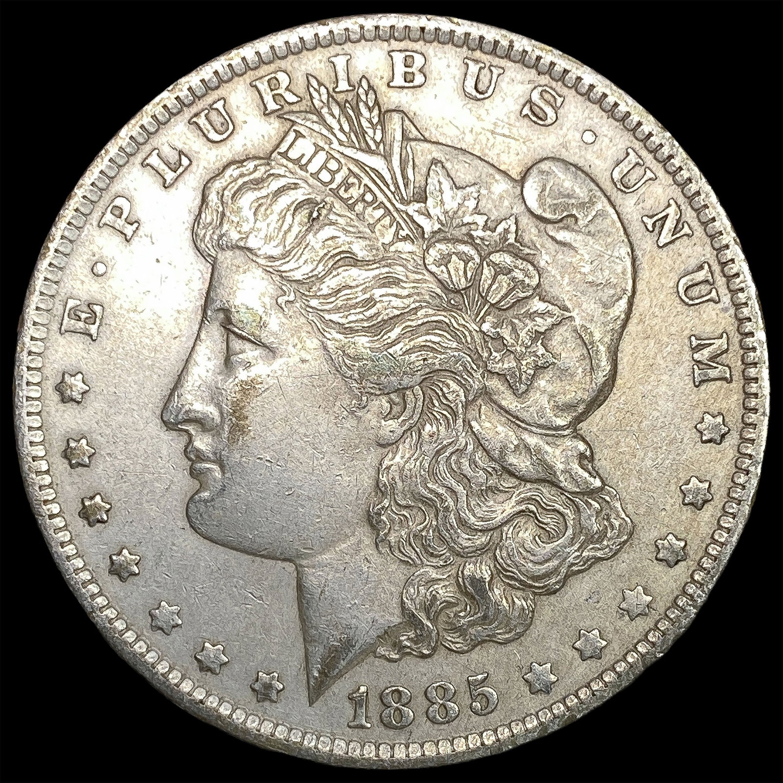 1885-O Silver Morgan Dollar CLOSELY UNCIRCULATED: 1885-O Silver Morgan Dollar CLOSELY UNCIRCULATED
