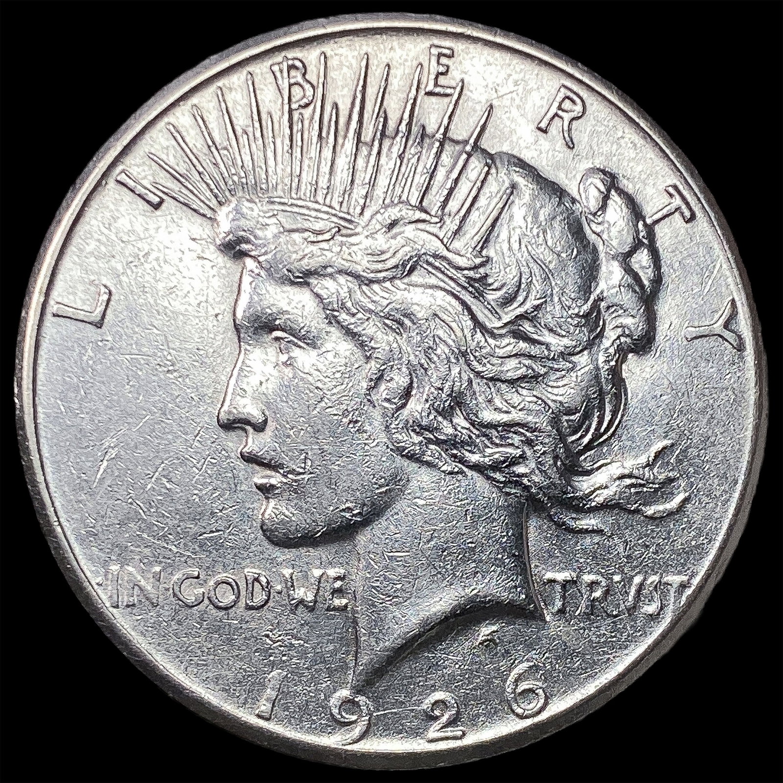 1926 Silver Peace Dollar CLOSELY UNCIRCULATED: 1926 Silver Peace Dollar CLOSELY UNCIRCULATED