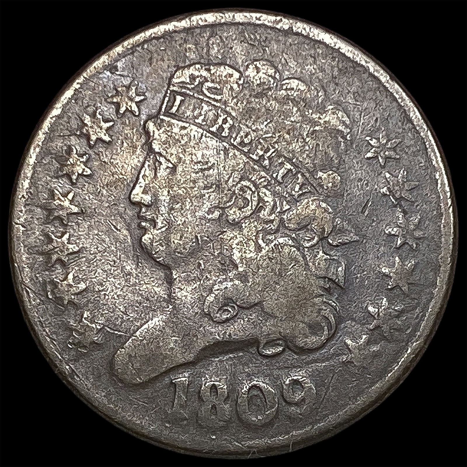 1809 Classic Head Half Cent LIGHTLY CIRCULATED (1 of 2)