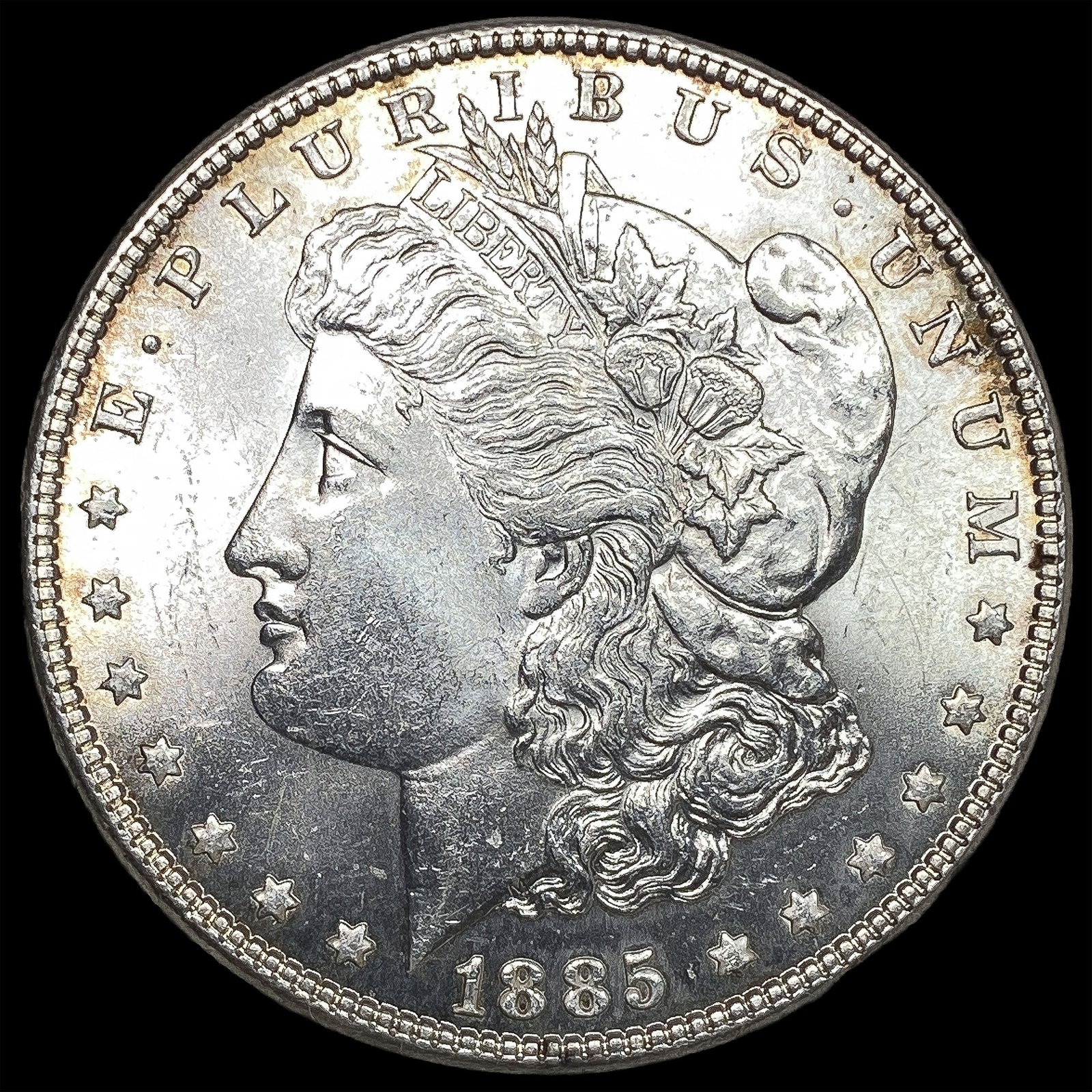 1885-S Silver Morgan Dollar UNCIRCULATED: 1885-S Silver Morgan Dollar UNCIRCULATED