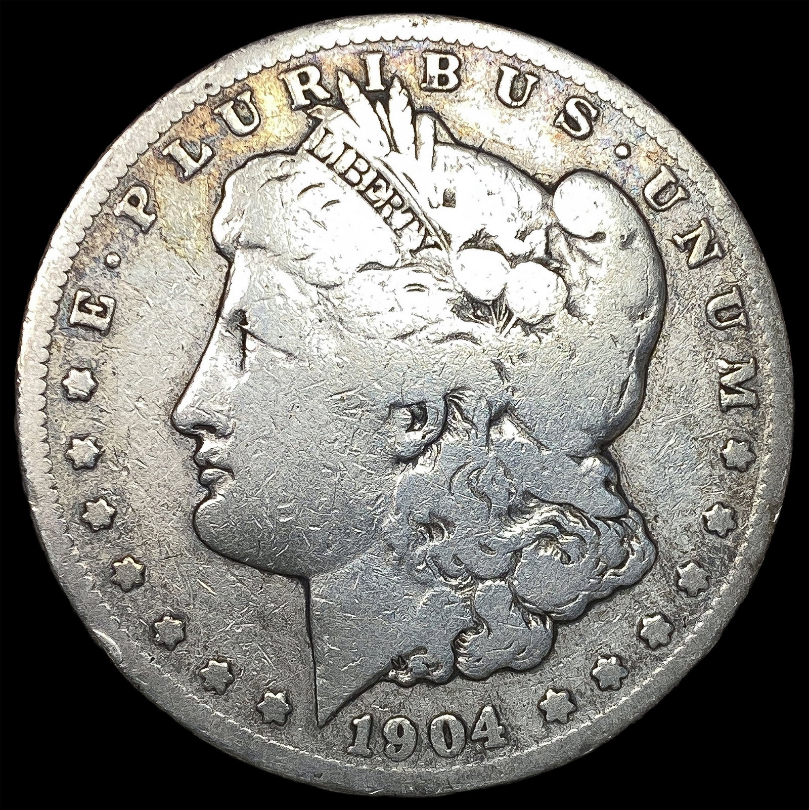 1904-S Silver Morgan Dollar NICELY CIRCULATED: 1904-S Silver Morgan Dollar NICELY CIRCULATED