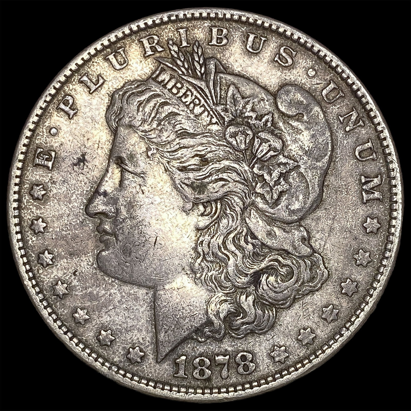 1878 Silver Morgan Dollar NEARLY UNCIRCULATED: 1878 Silver Morgan Dollar NEARLY UNCIRCULATED