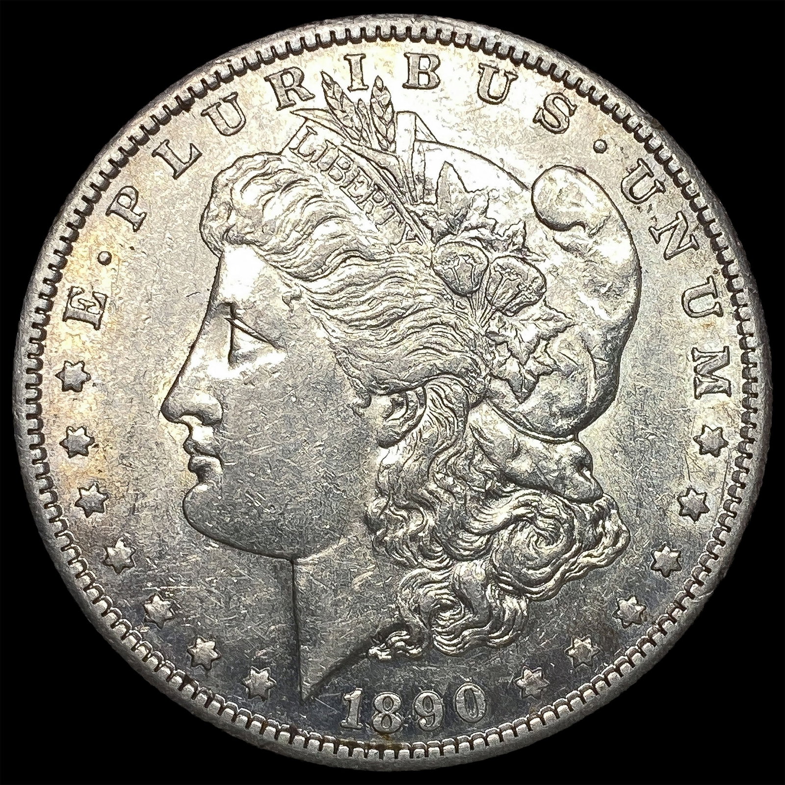 1890-S Silver Morgan Dollar CLOSELY UNCIRCULATED: 1890-S Silver Morgan Dollar CLOSELY UNCIRCULATED