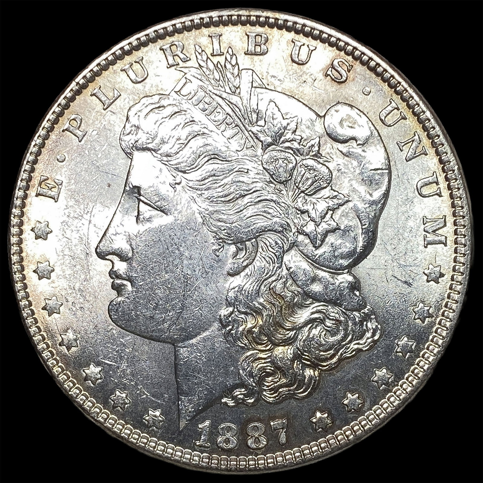 1887 Silver Morgan Dollar CHOICE AU: 1887 Silver Morgan Dollar CHOICE AU