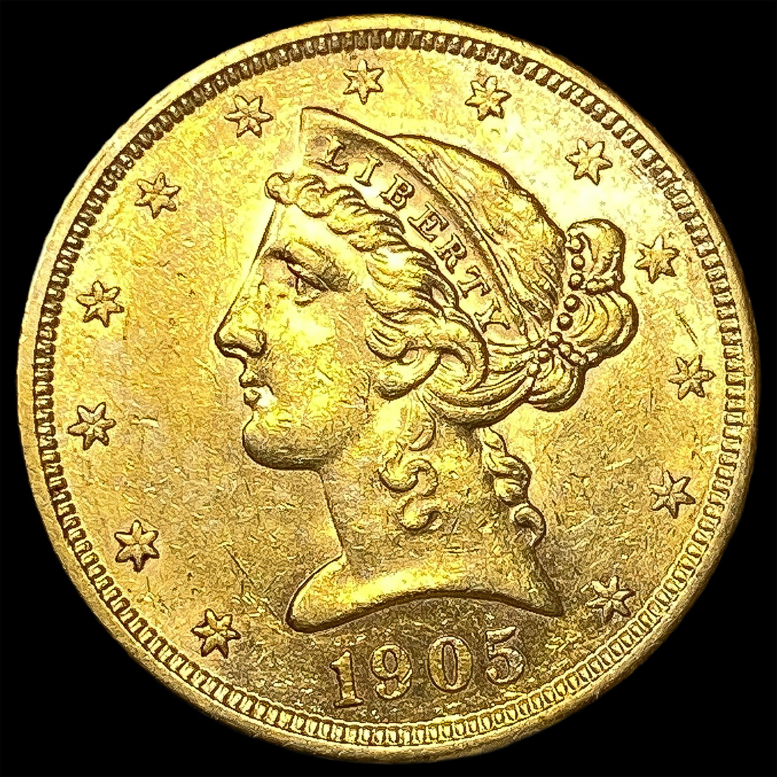 1905-S Liberty Head Half Eagle $5 Gold UNCIRCULATED (1 of 2)