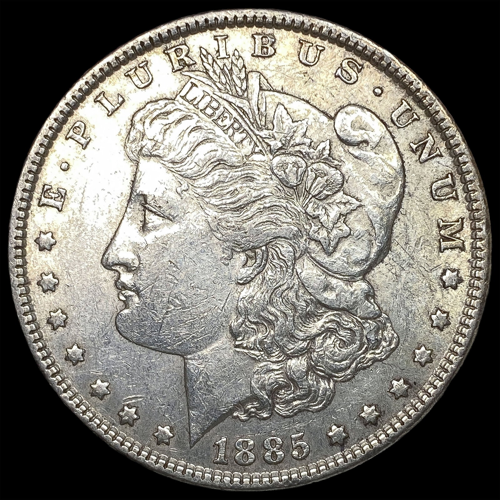 1885 Morgan Silver Dollar NEARLY UNCIRCULATED: 1885 Morgan Silver Dollar NEARLY UNCIRCULATED