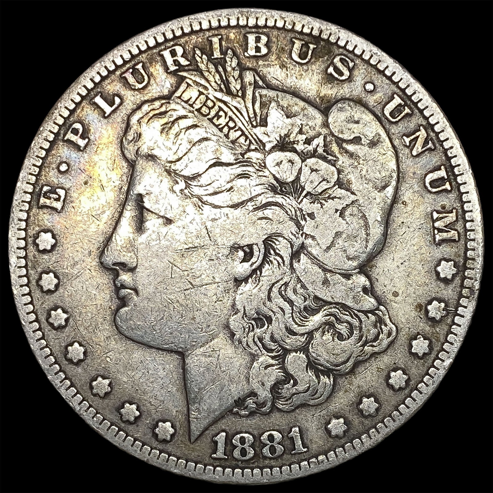 1881 Silver Morgan Dollar LIGHTLY CIRCULATED: 1881 Silver Morgan Dollar LIGHTLY CIRCULATED