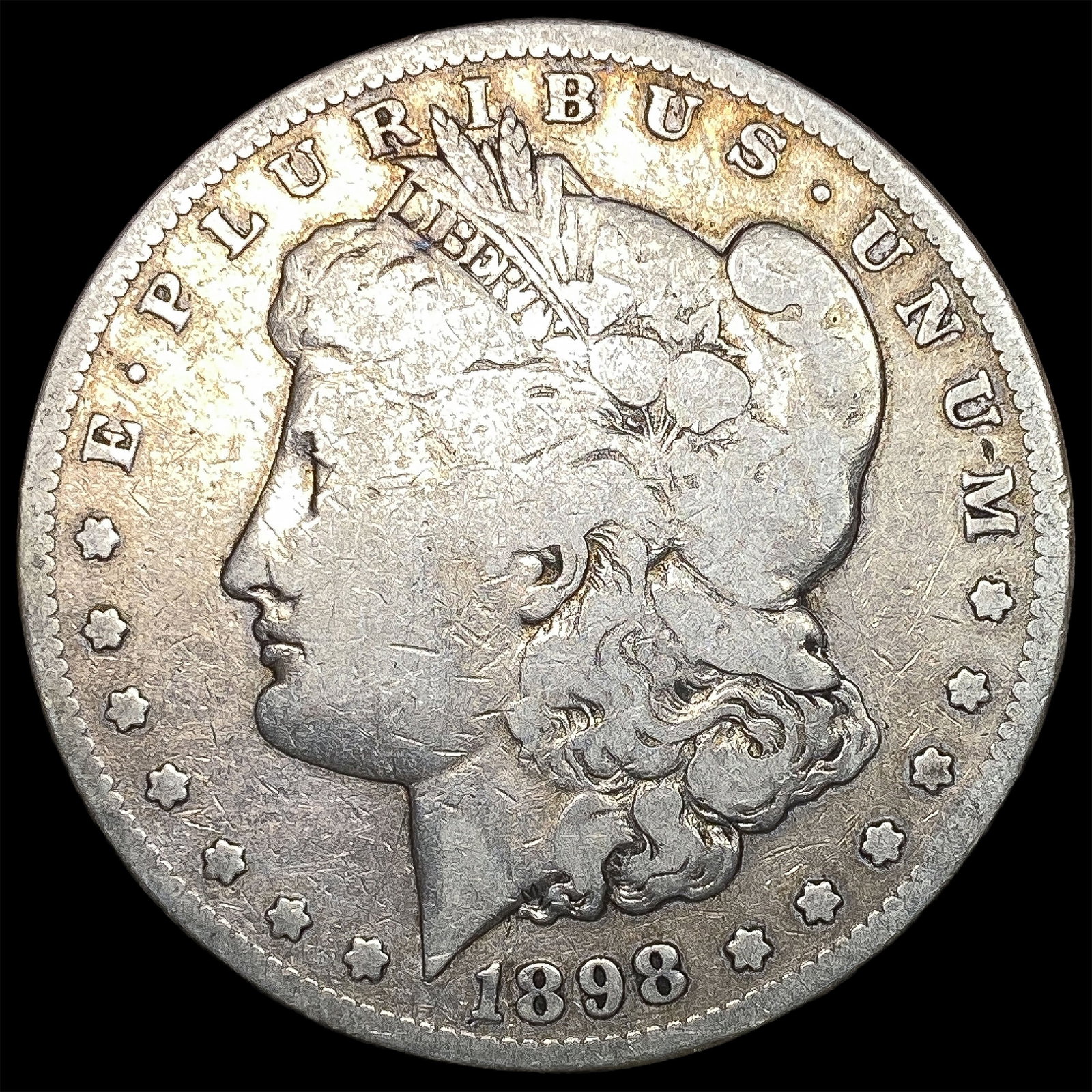 1898-S Silver Morgan Dollar NICELY CIRCULATED: 1898-S Silver Morgan Dollar NICELY CIRCULATED