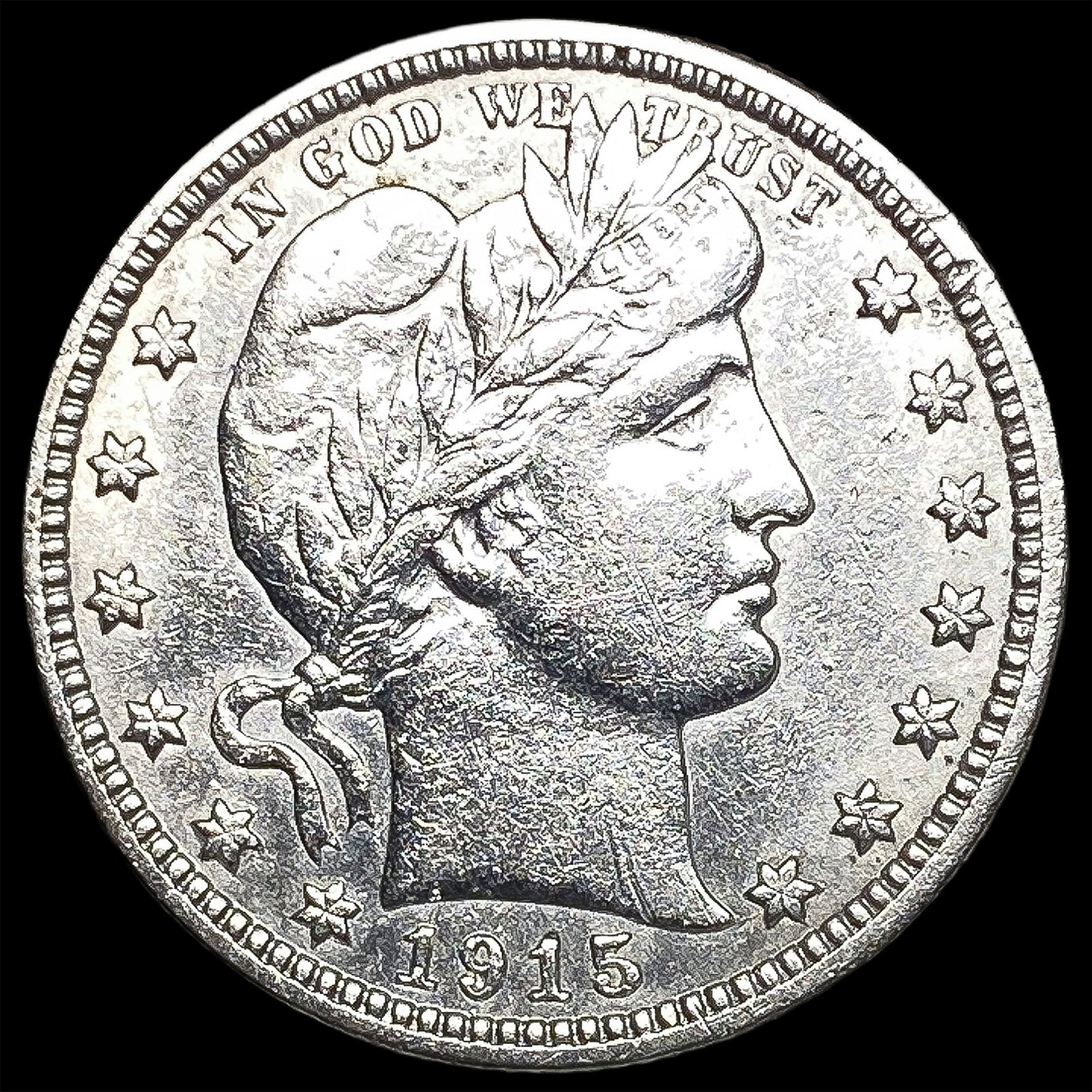 1915 Barber Silver Quarter CLOSELY UNCIRCULATED: 1915 Barber Silver Quarter CLOSELY UNCIRCULATED
