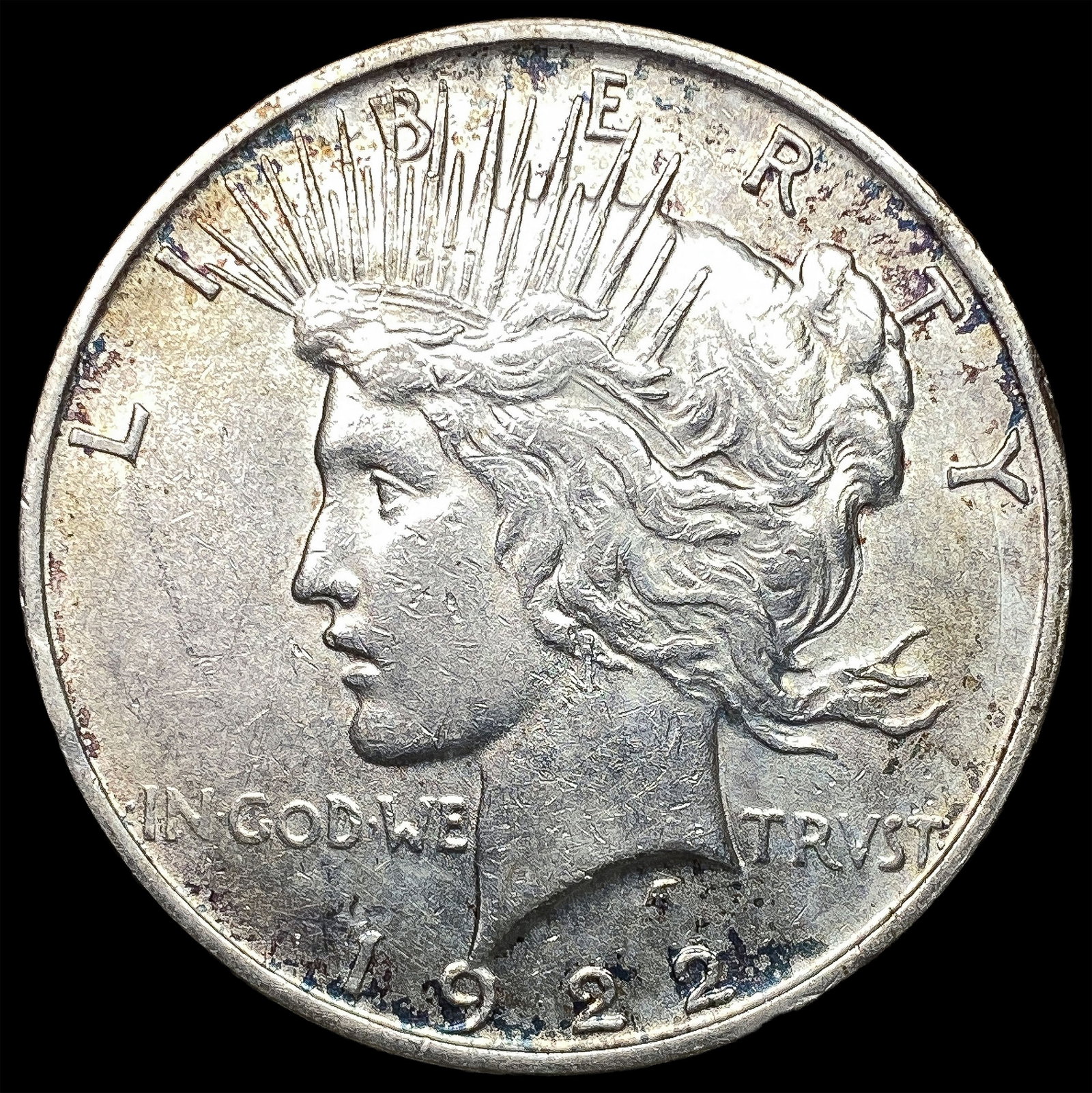 1922 Silver Peace Dollar NEARLY UNCIRCULATED: 1922 Silver Peace Dollar NEARLY UNCIRCULATED