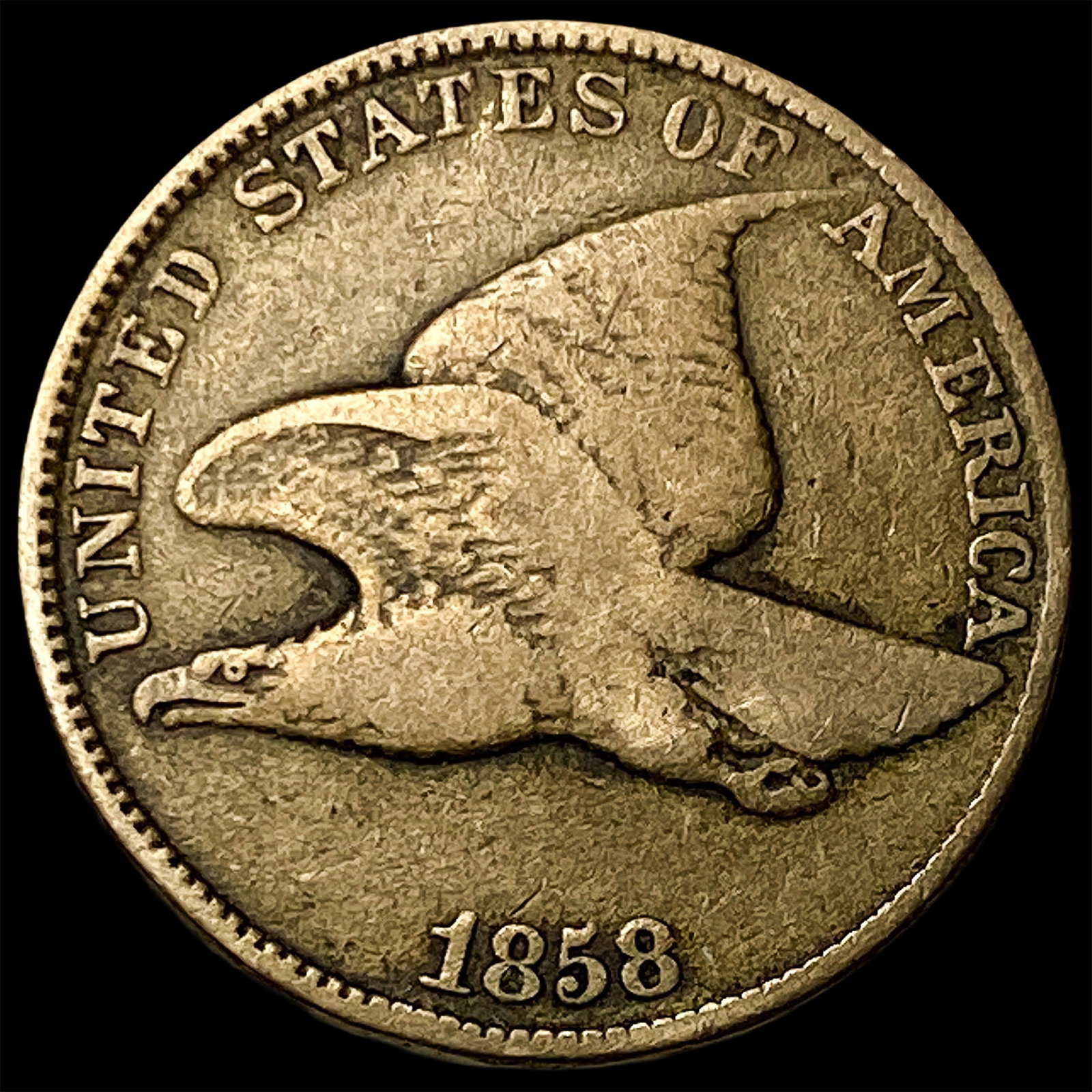 1858 Flying Eagle Cent CHOICE BU: 1858 Flying Eagle Cent CHOICE BU