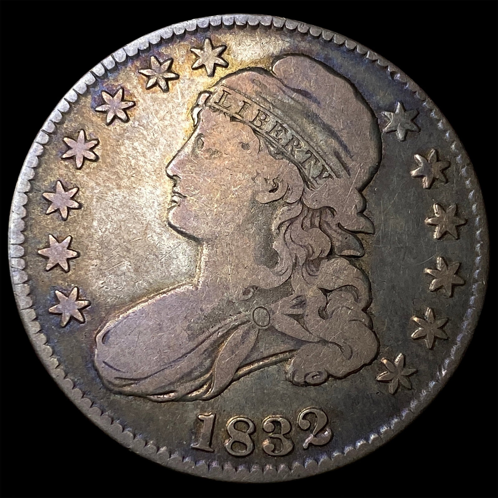 1832 Capped Bust Half Dollar LIGHTLY CIRCULATED (1 of 2)