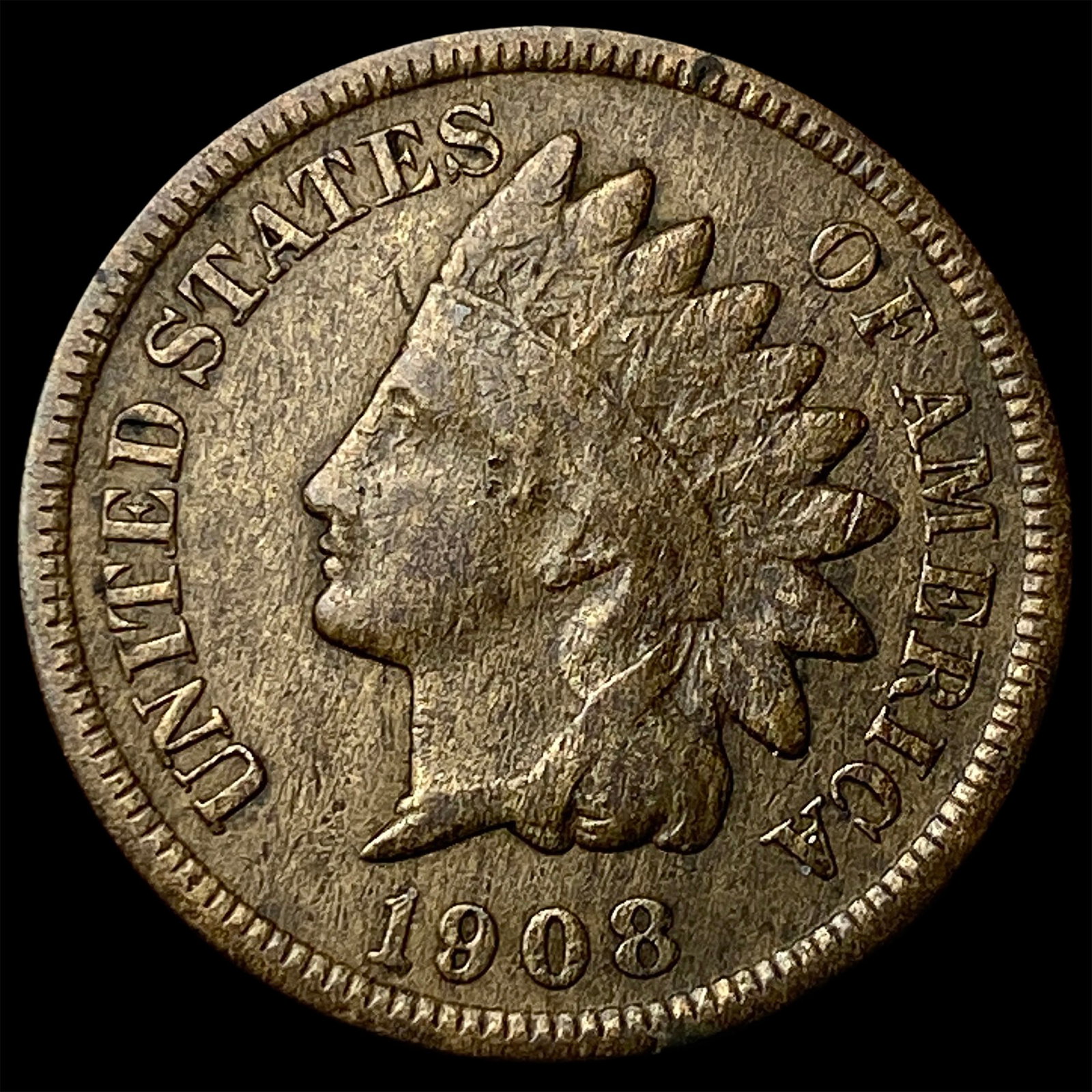 1908-S Indian Head Cent LIGHTLY CIRCULATED: 1908-S Indian Head Cent LIGHTLY CIRCULATED