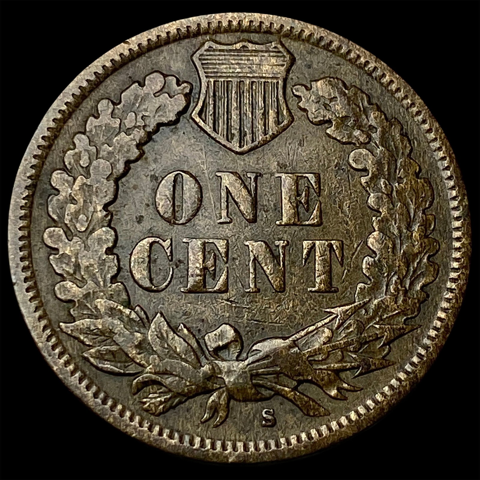 1908-S Indian Head Cent LIGHTLY CIRCULATED - 2