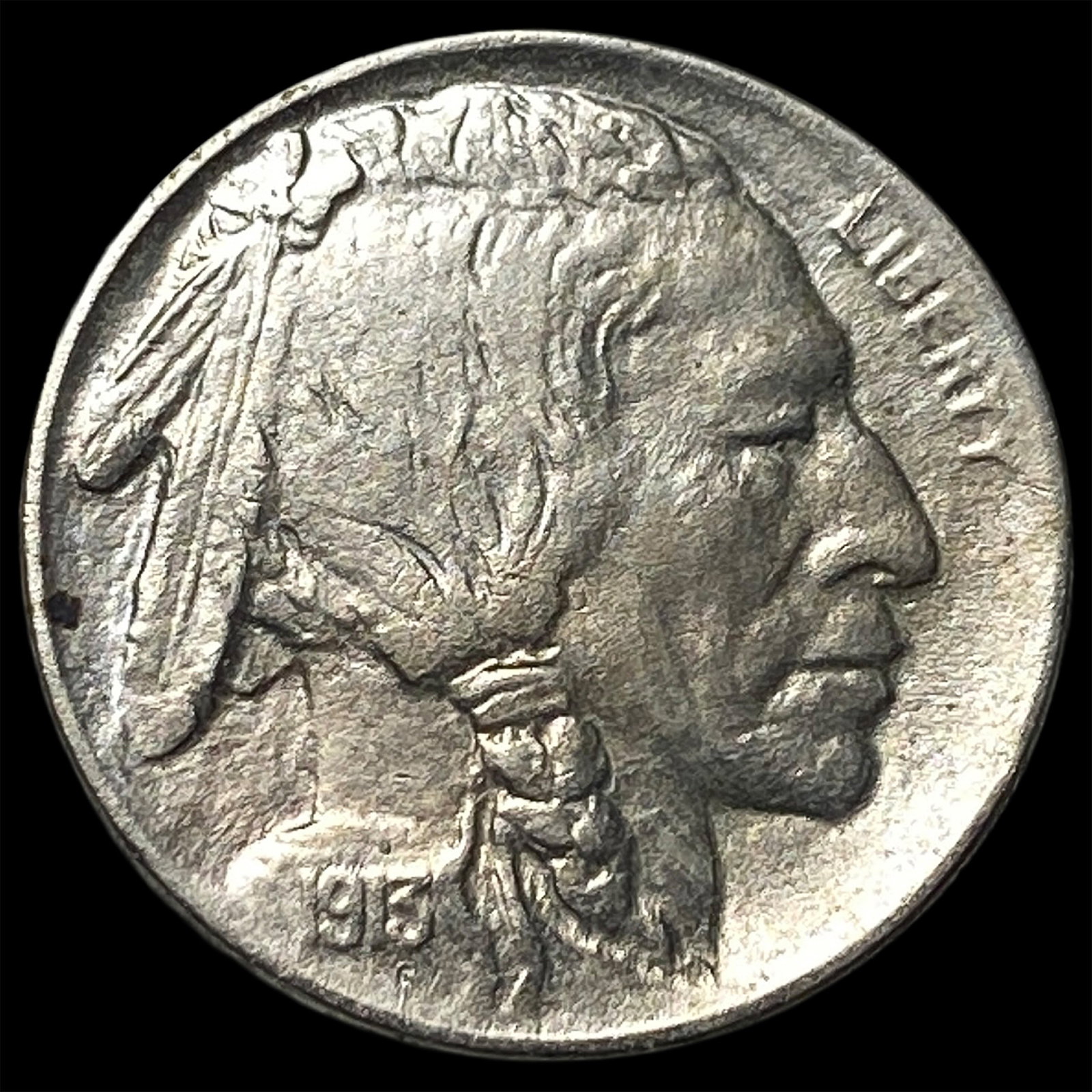 1913-D Buffalo Nickel Type 1 UNCIRCULATED: 1913-D Buffalo Nickel Type 1 UNCIRCULATED