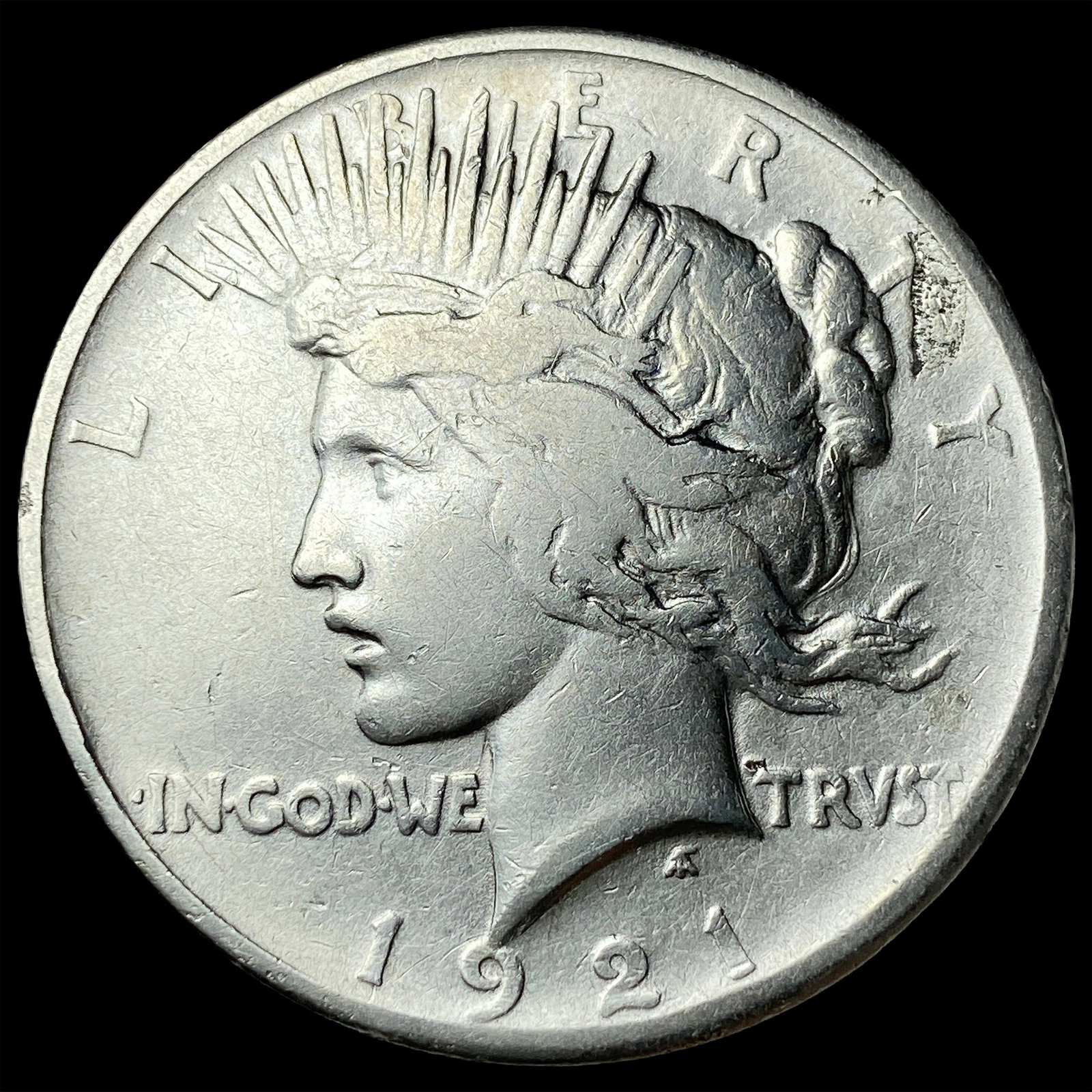 1921 Silver Peace Dollar LIGHTLY CIRCULATED: 1921 Silver Peace Dollar LIGHTLY CIRCULATED