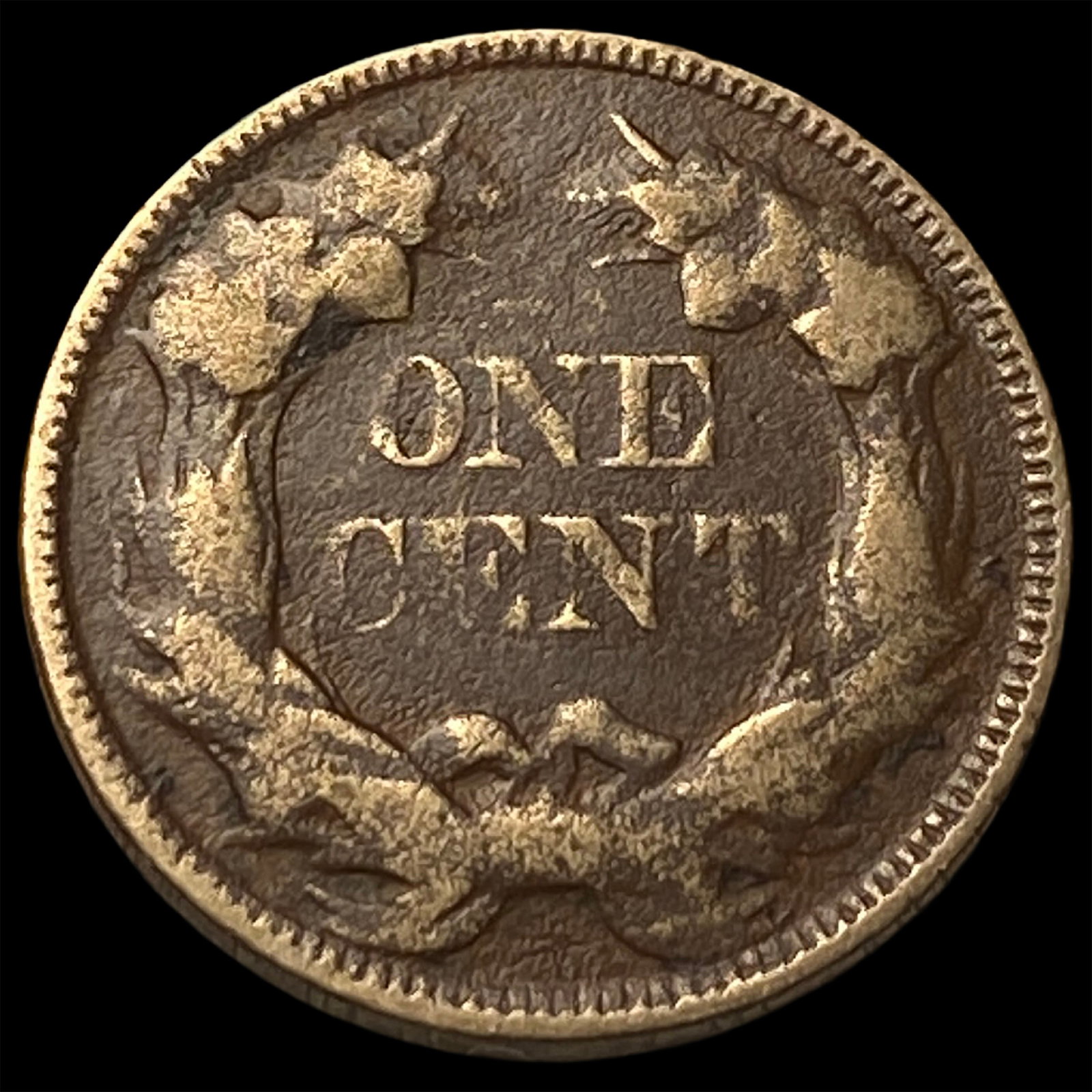 1857 Flying Eagle Cent NEARLY UNCIRCULATED - 2