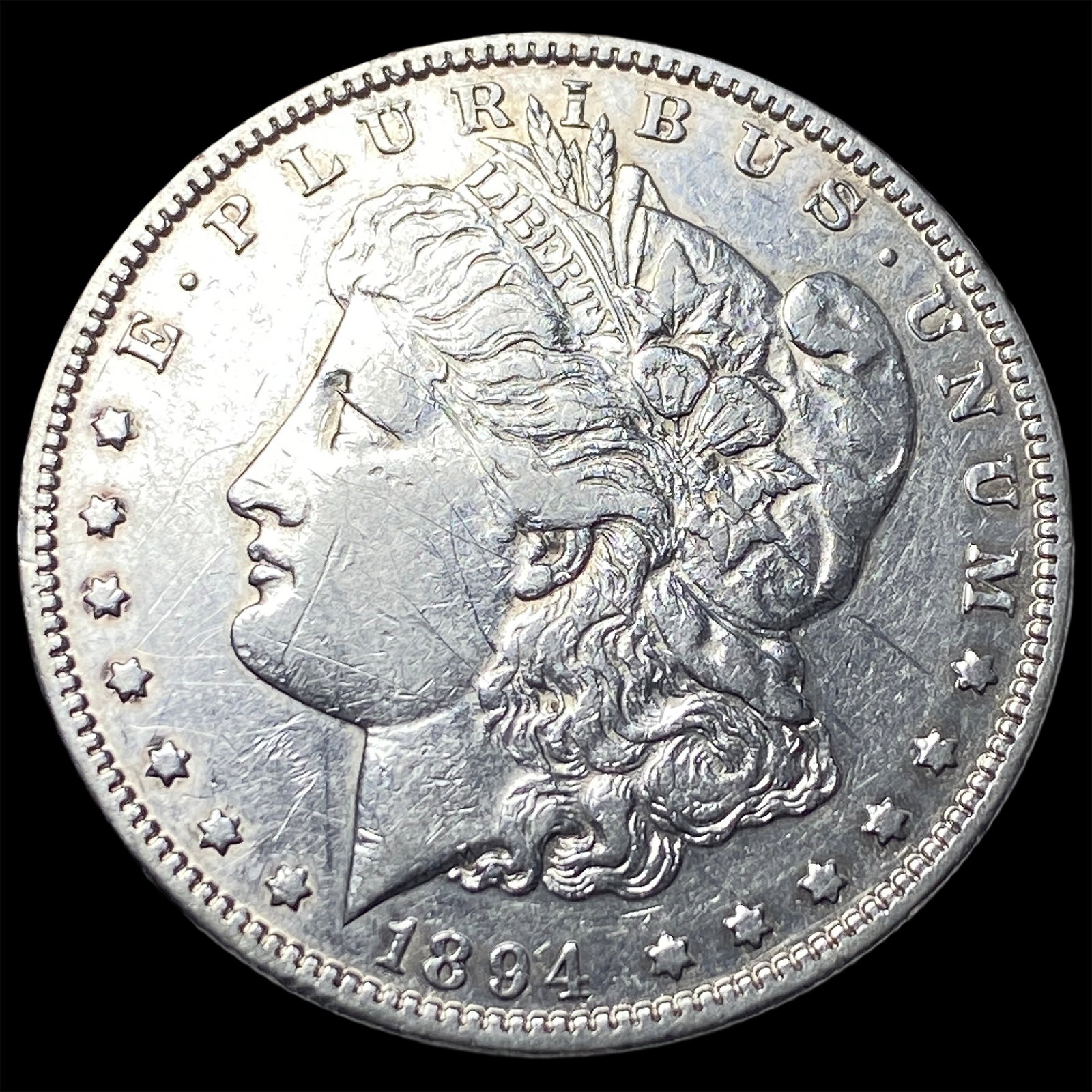1894 Morgan Silver Dollar CHOICE AU: 1894 Morgan Silver Dollar CHOICE AU
