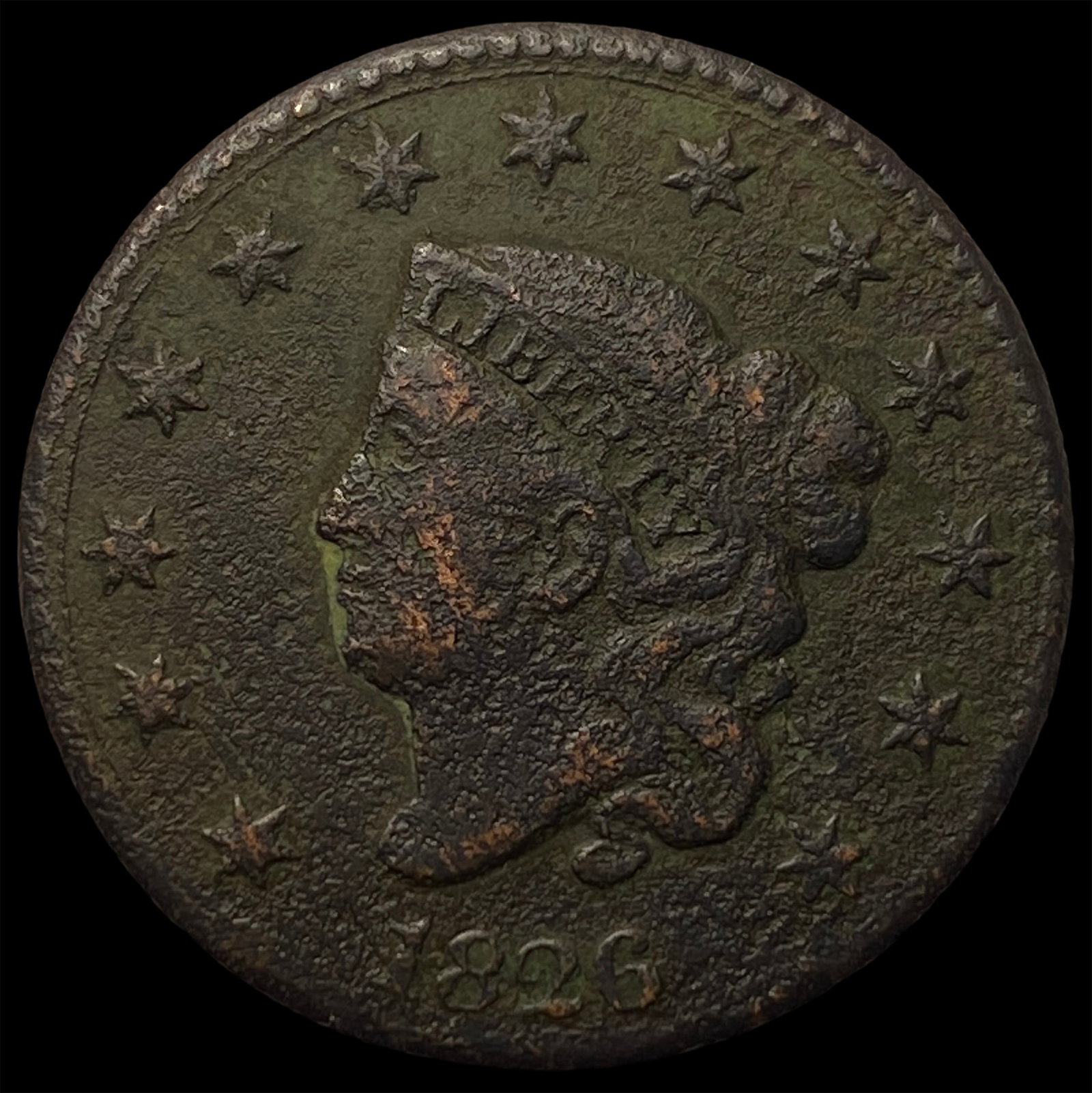 1826 Coronet Head Large Cent LIGHTLY CIRCULATED: 1826 Coronet Head Large Cent LIGHTLY CIRCULATED