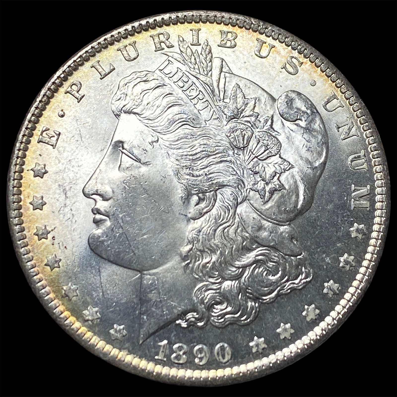 1890 Silver Morgan Dollar CHOICE BU: 1890 Silver Morgan Dollar CHOICE BU