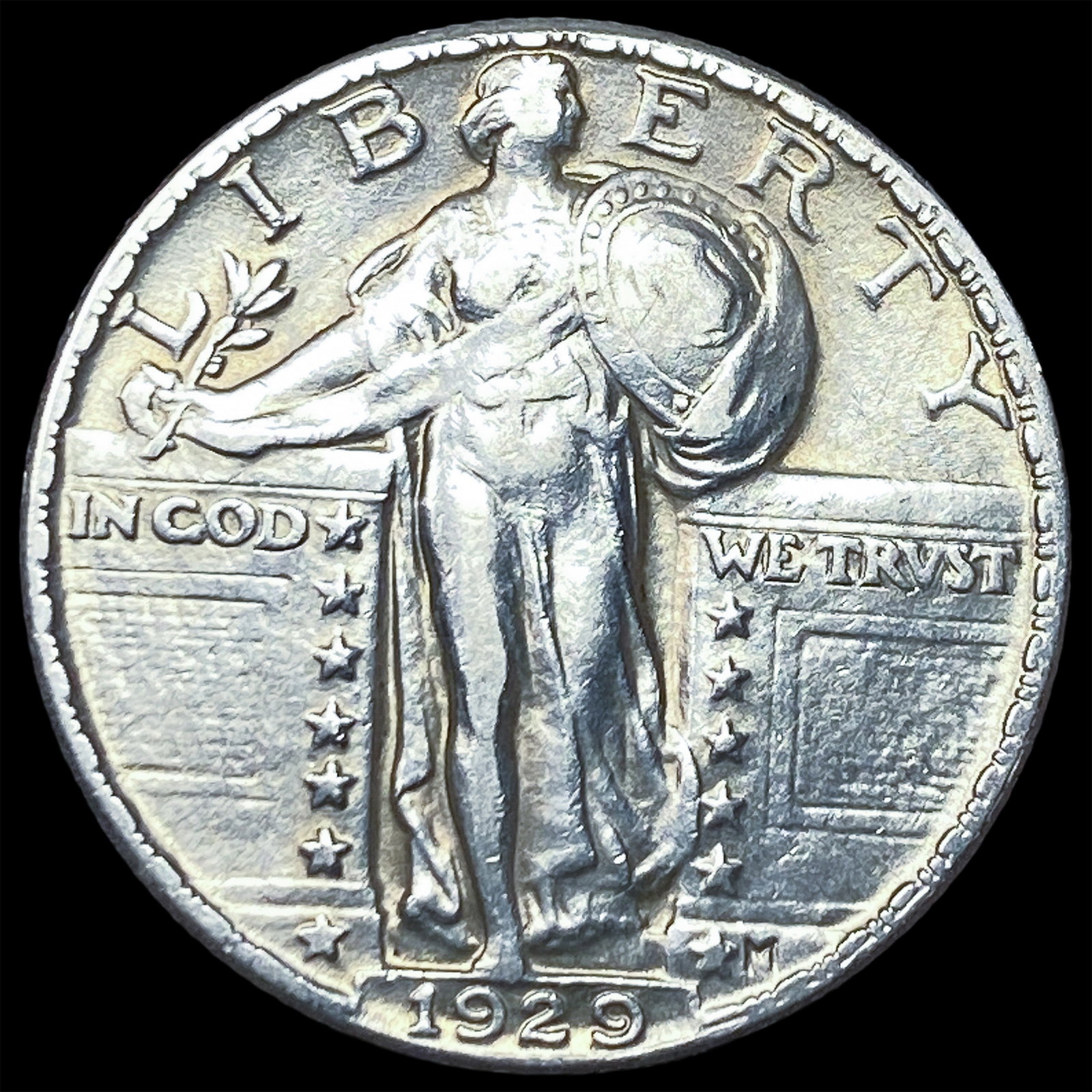 1929 Standing Liberty Silver Quarter CLOSELY UNCIRCULATED: 1929 Standing Liberty Silver Quarter CLOSELY UNCIRCULATED