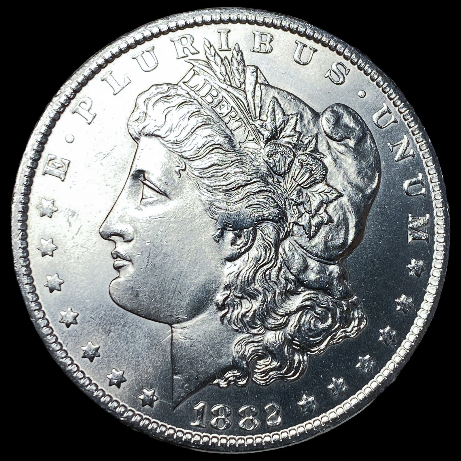 1882-CC Silver Morgan Dollar CHOICE BU: 1882-CC Silver Morgan Dollar CHOICE BU