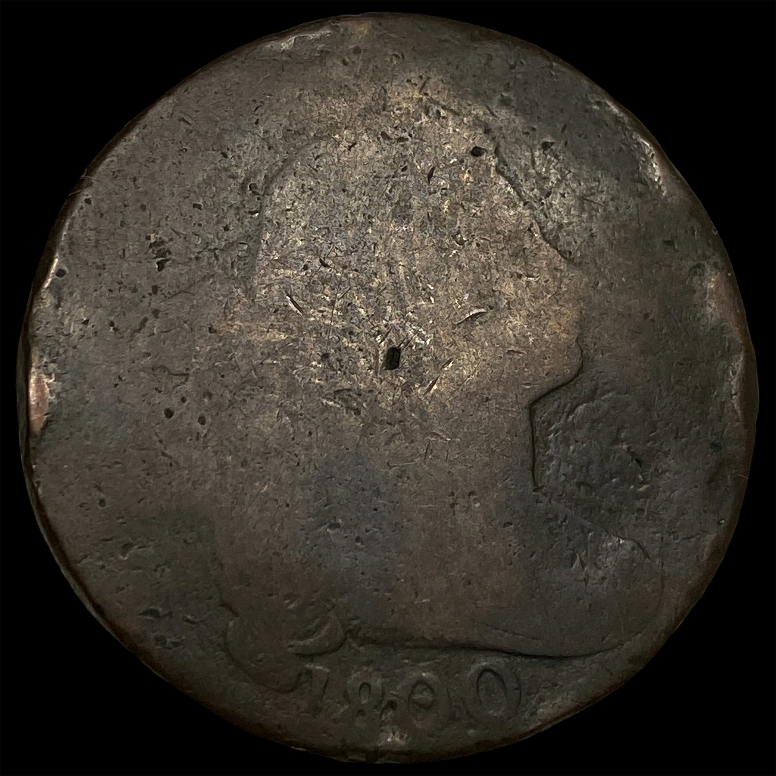 1800 Draped Bust/1808 Classic Head Magician's Coin NICELY CIRCULATED: 1800 Draped Bust/1808 Classic Head Magician's Coin NICELY CIRCULATED