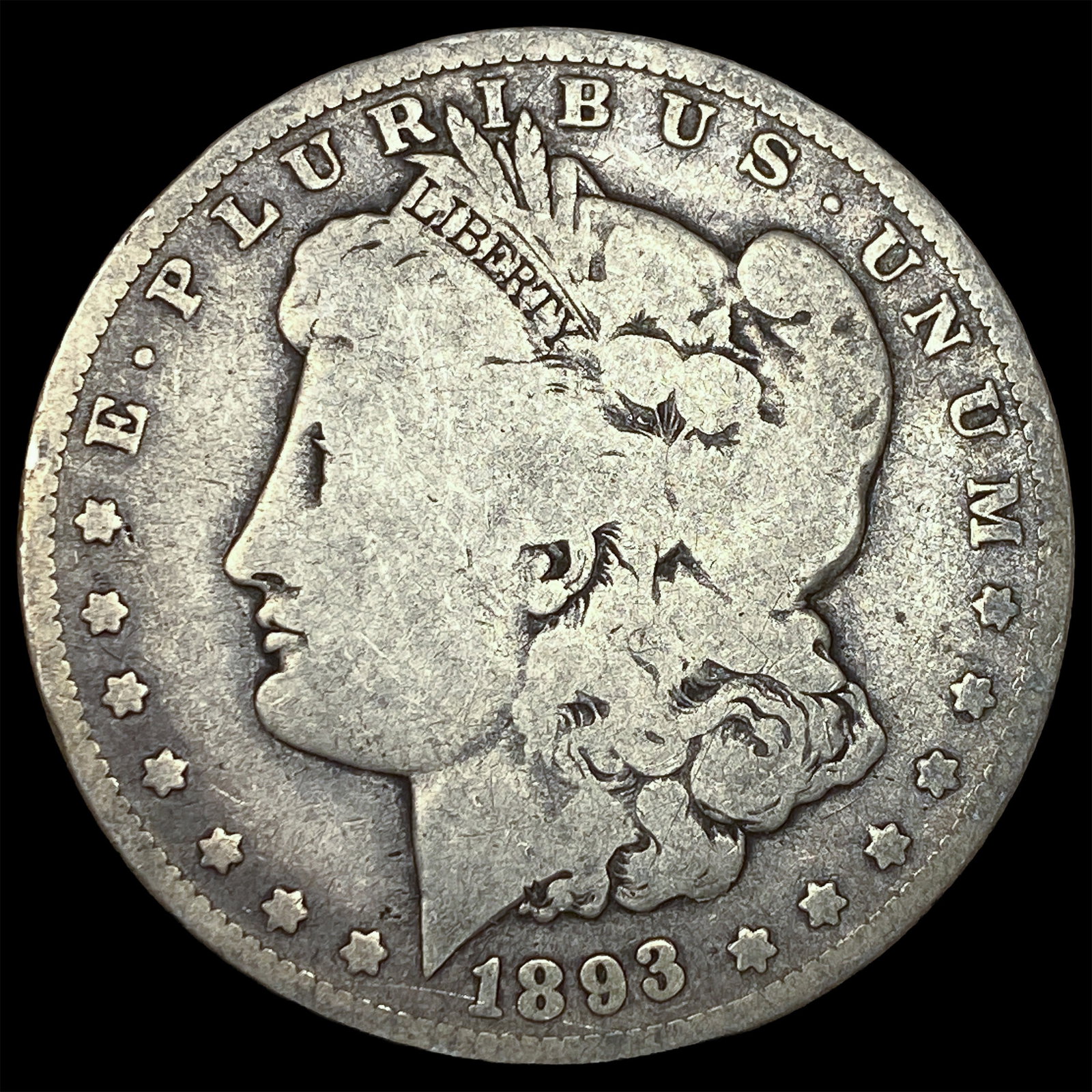 1893-O Silver Morgan Dollar NICELY CIRCULATED: 1893-O Silver Morgan Dollar NICELY CIRCULATED