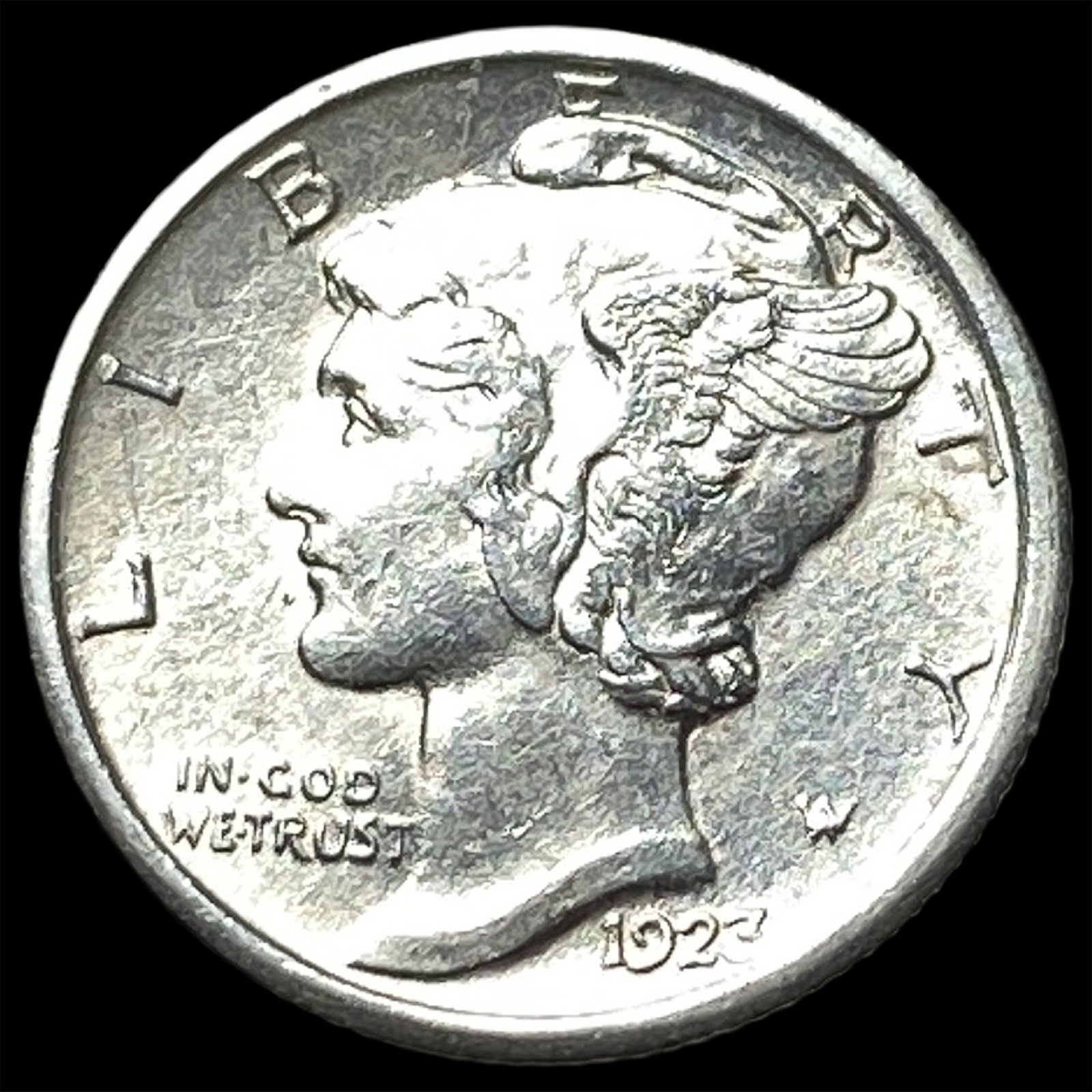 1923-S Silver Mercury Dime UNCIRCULATED: 1923-S Silver Mercury Dime UNCIRCULATED